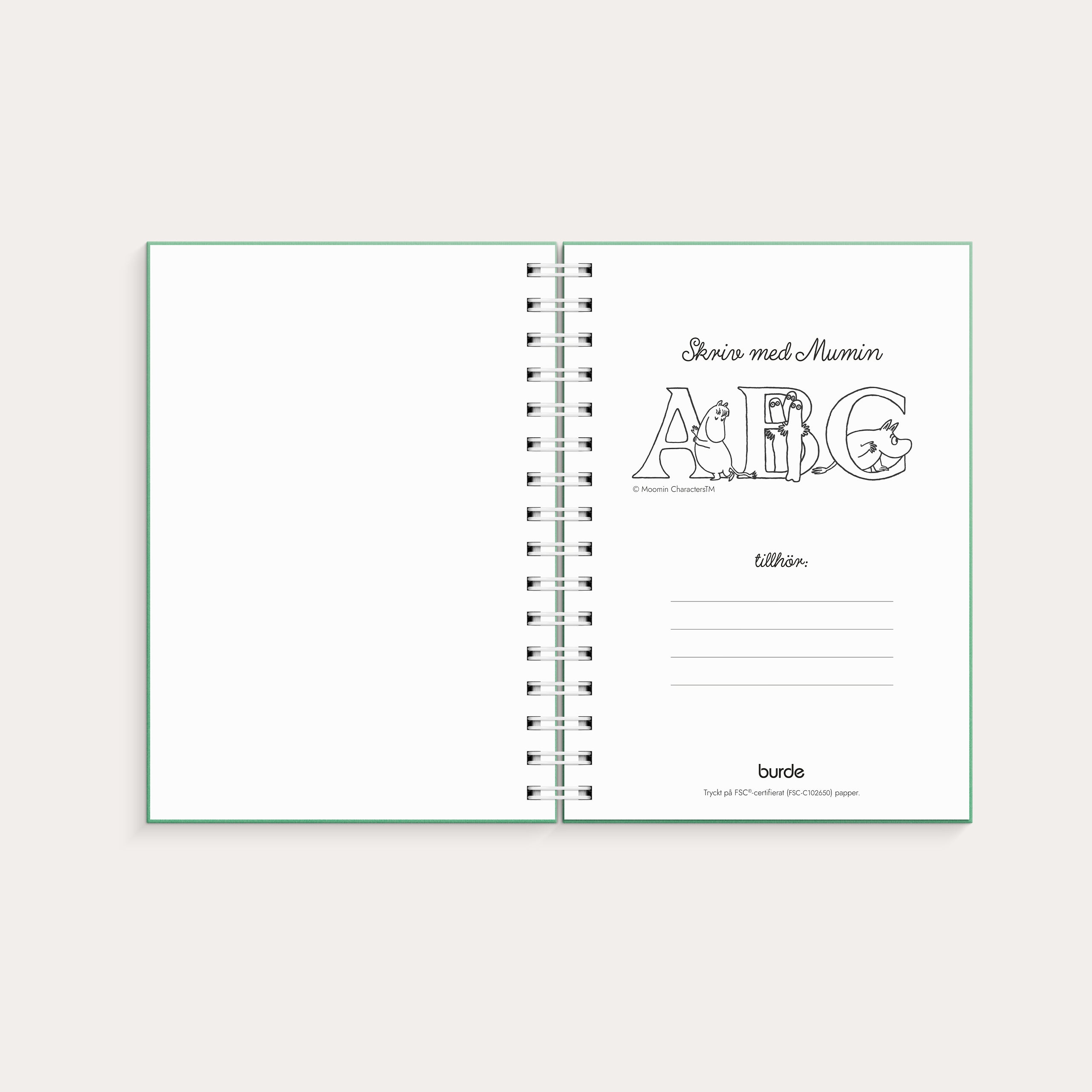 Skrivbok Mumin