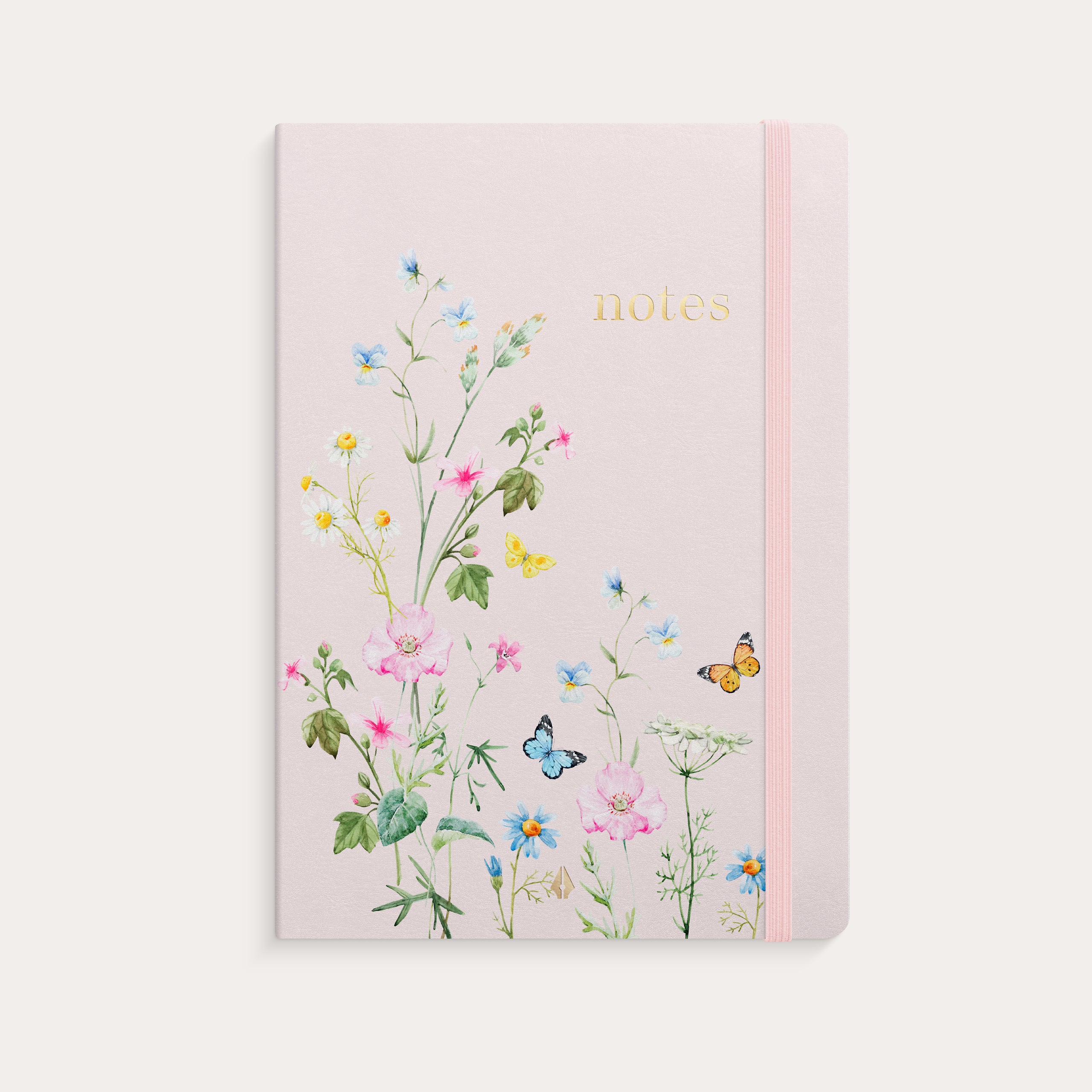 Anteckningsbok A5 Deluxe Pink Meadow