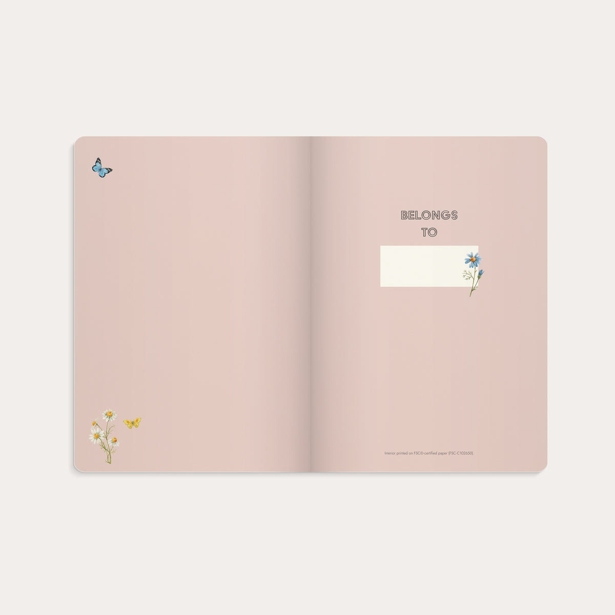 Notizbuch B5 Deluxe Pink Meadow