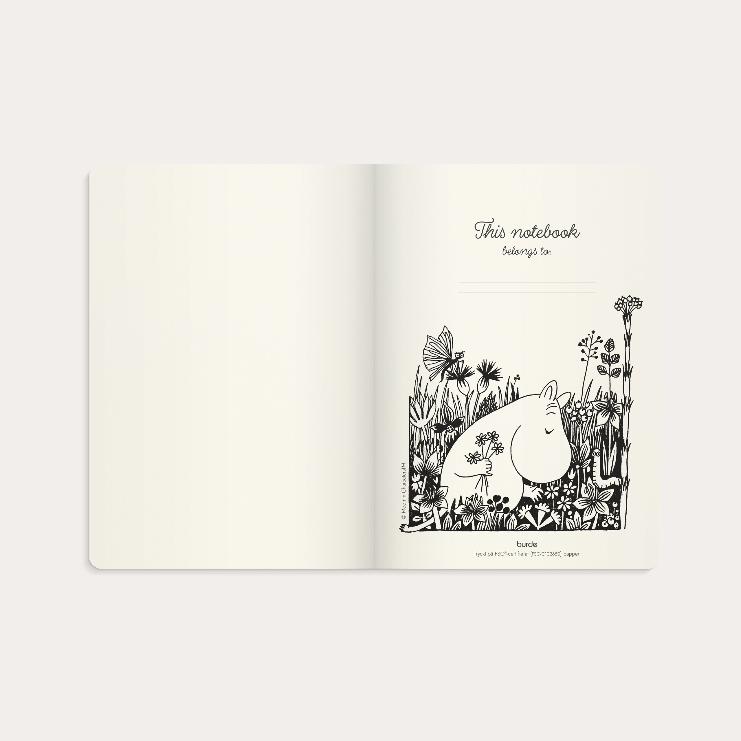 Anteckningsbok Mumin