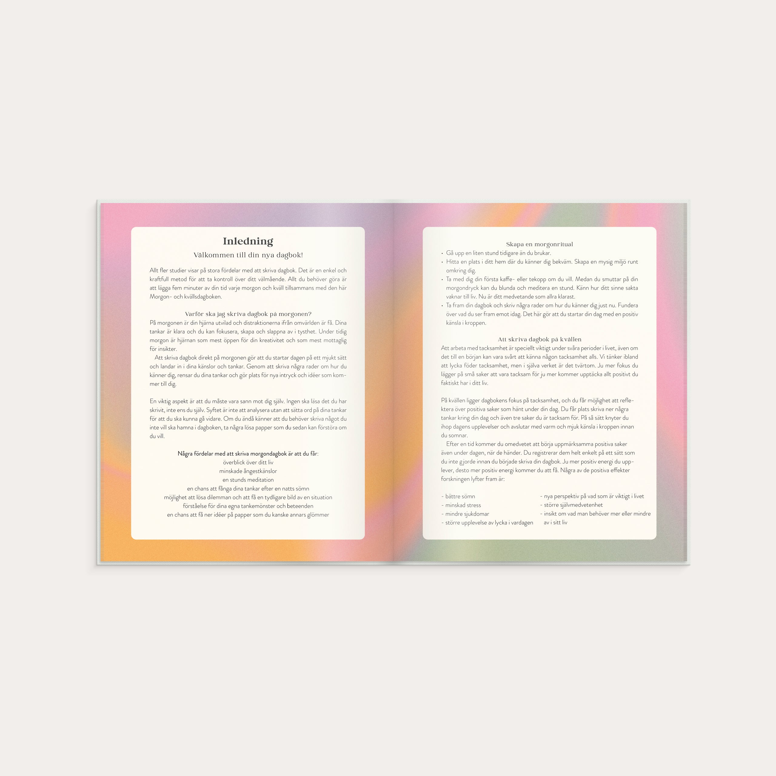 Morgon- och kvällsdagbok