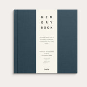 Memory book Textile unlined dark blue