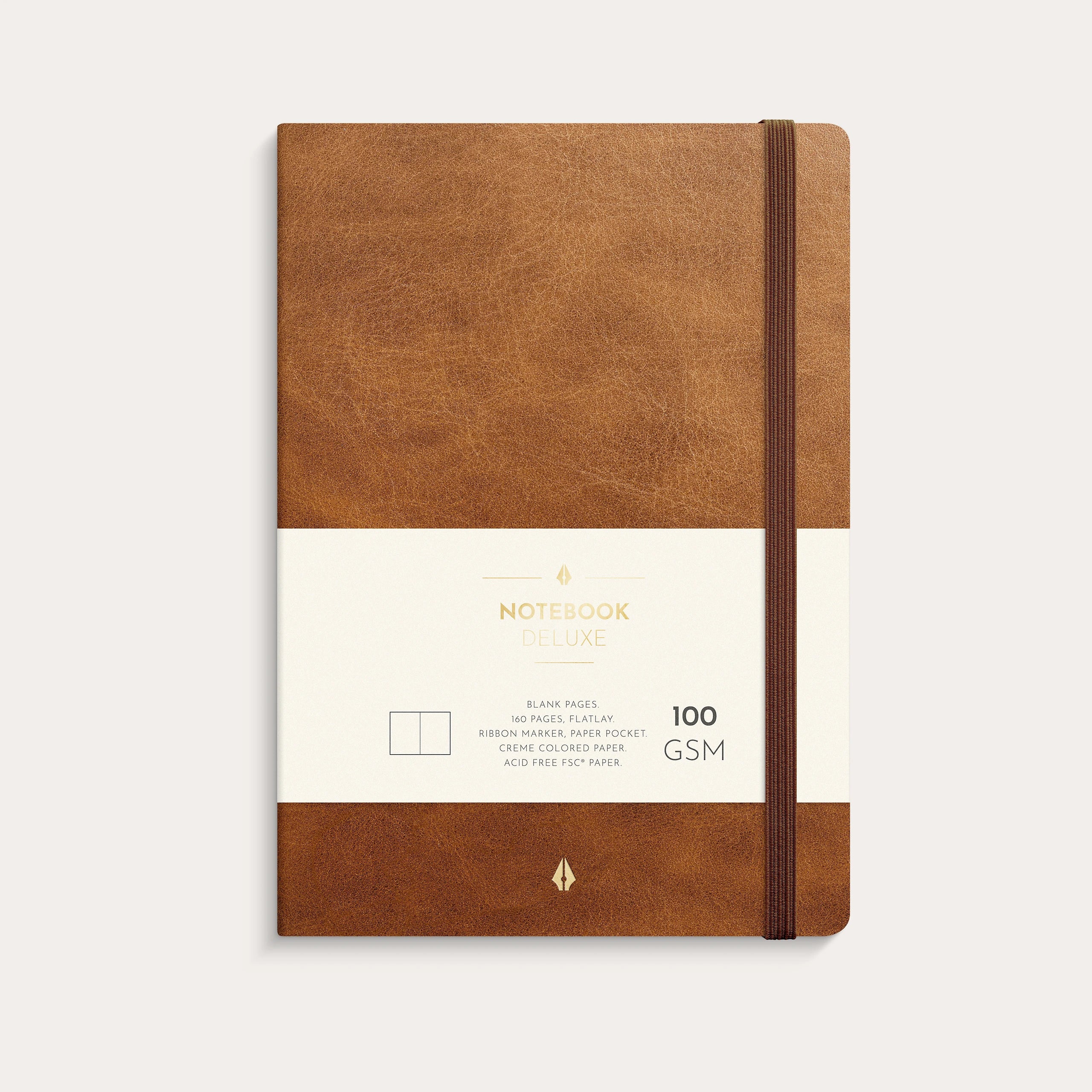 Notebook A5 Deluxe Brown