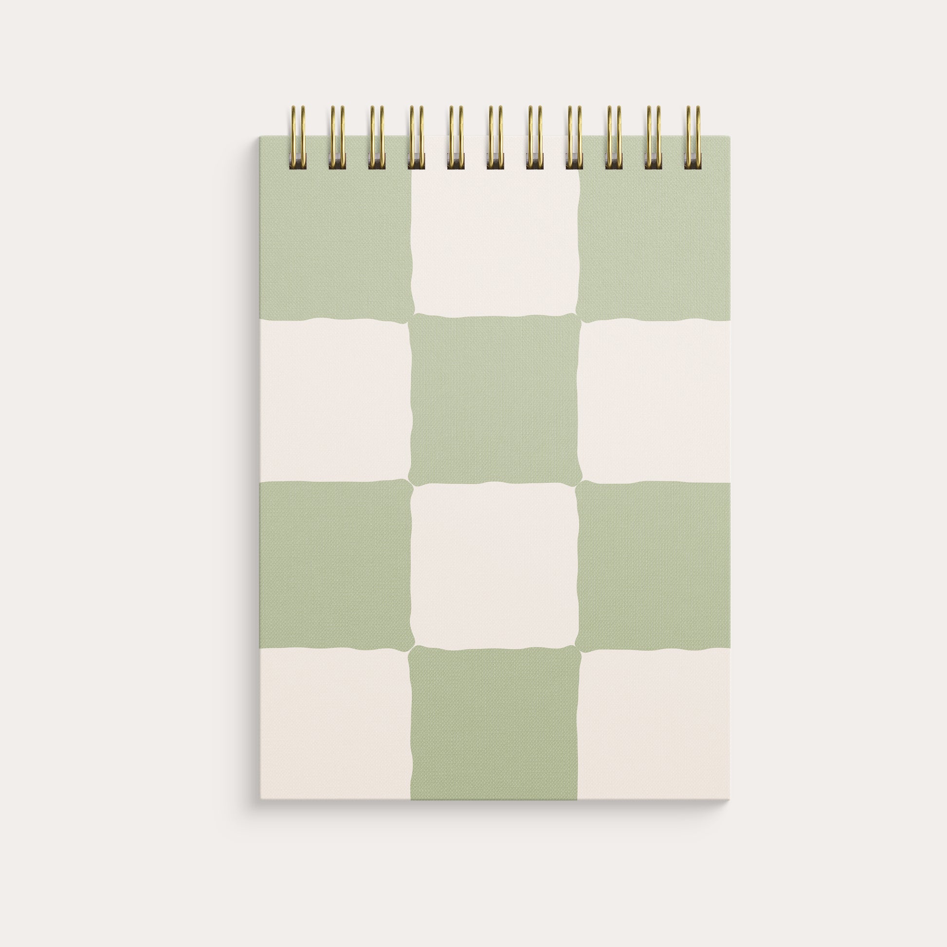 Notebook lined A6 Checkered