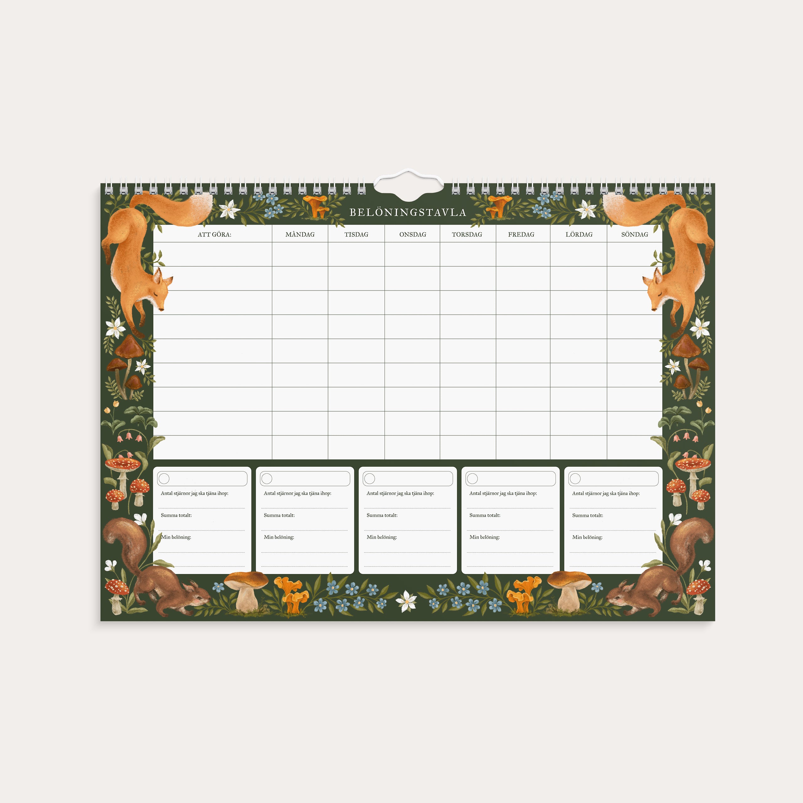 Belöningstavla Sagoskog