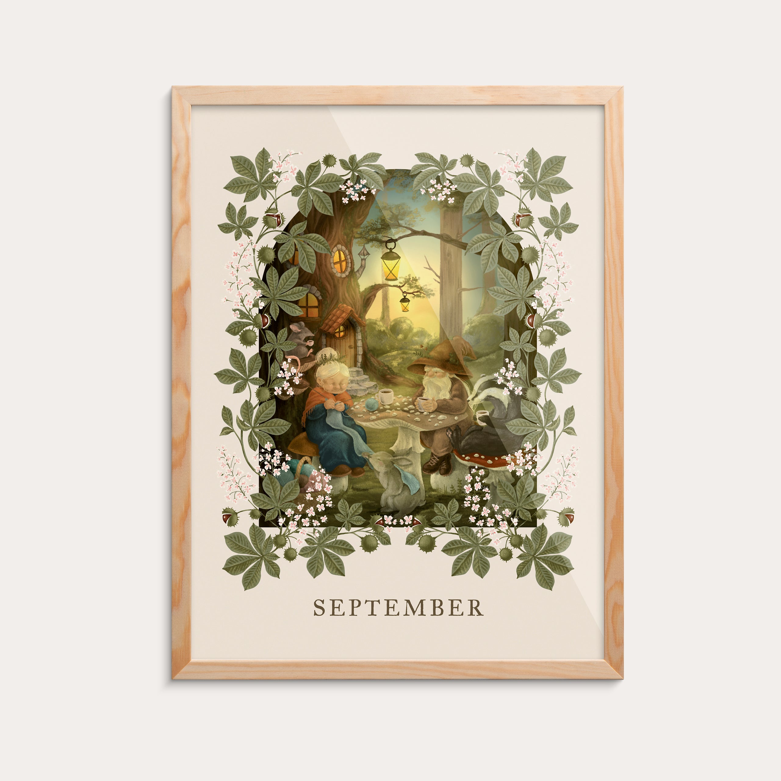 Månadstavla Sagoskog