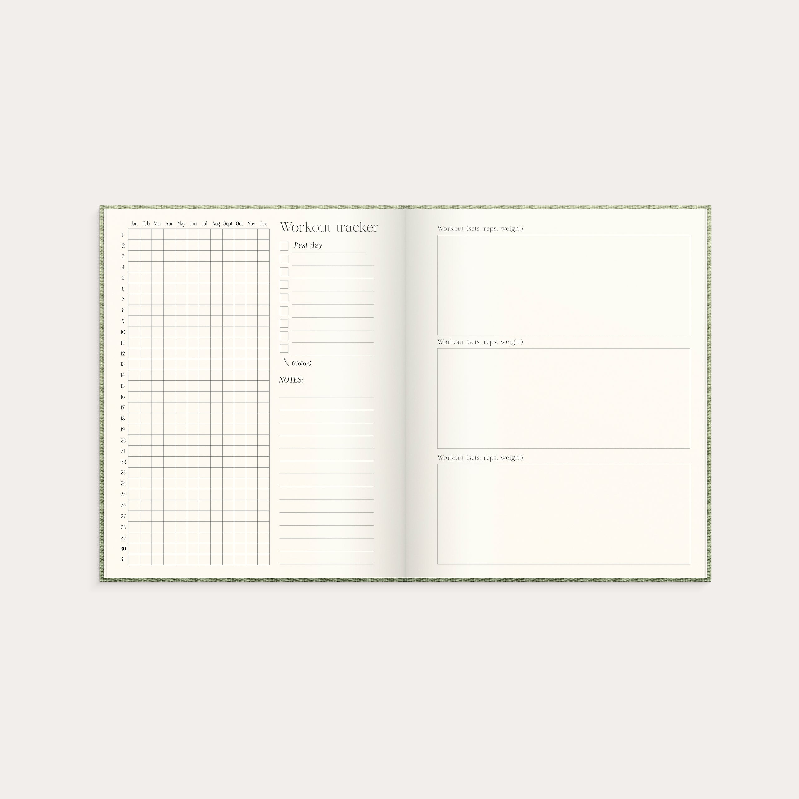 The Wellness Planner – detail view