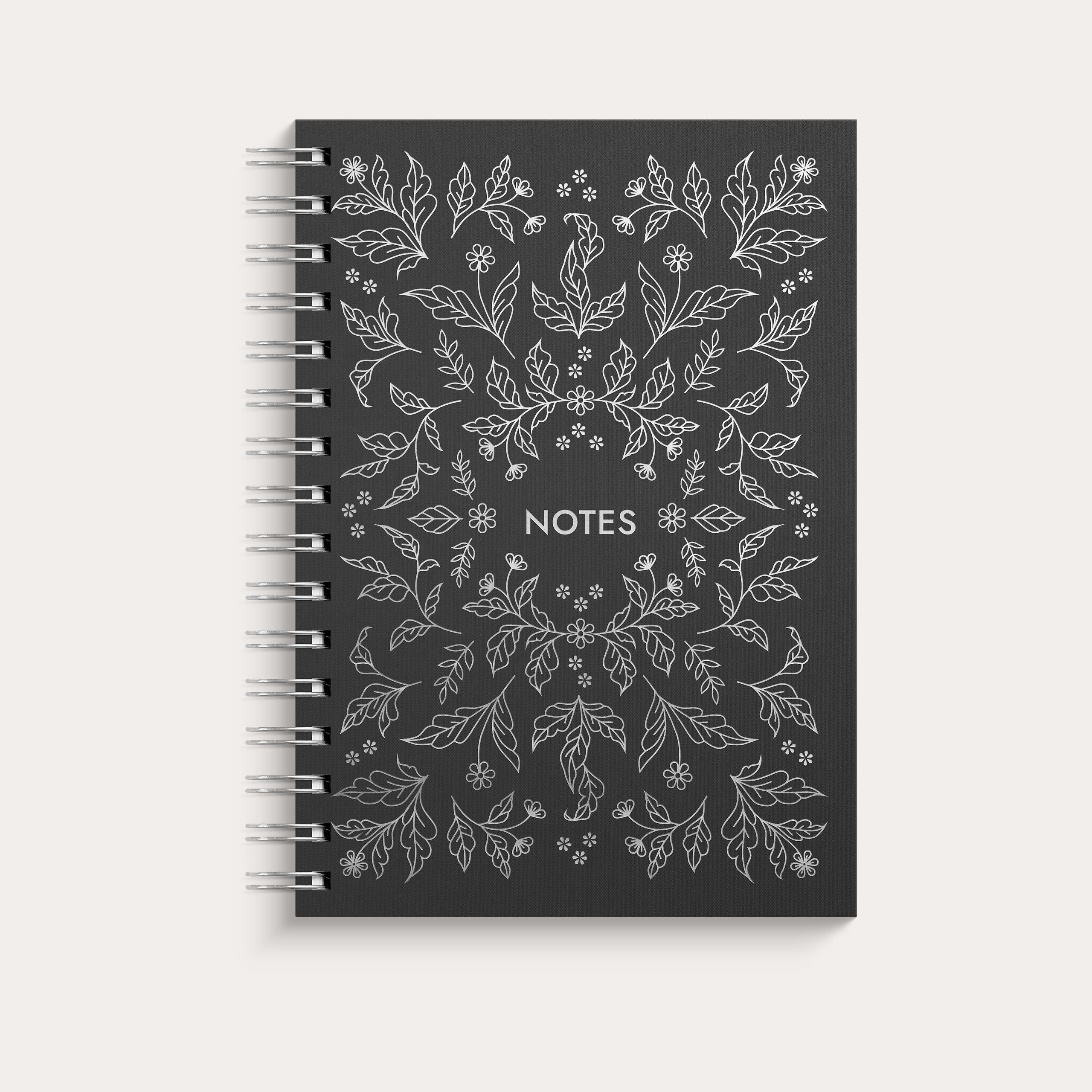 Muistikirja A5 Silver Flower