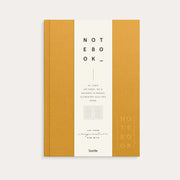 Anteckningsbok A5 Textile Mustard