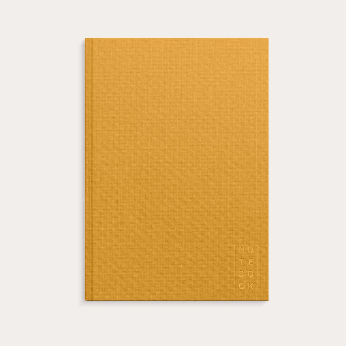 Notebook A4 Textile Mustard