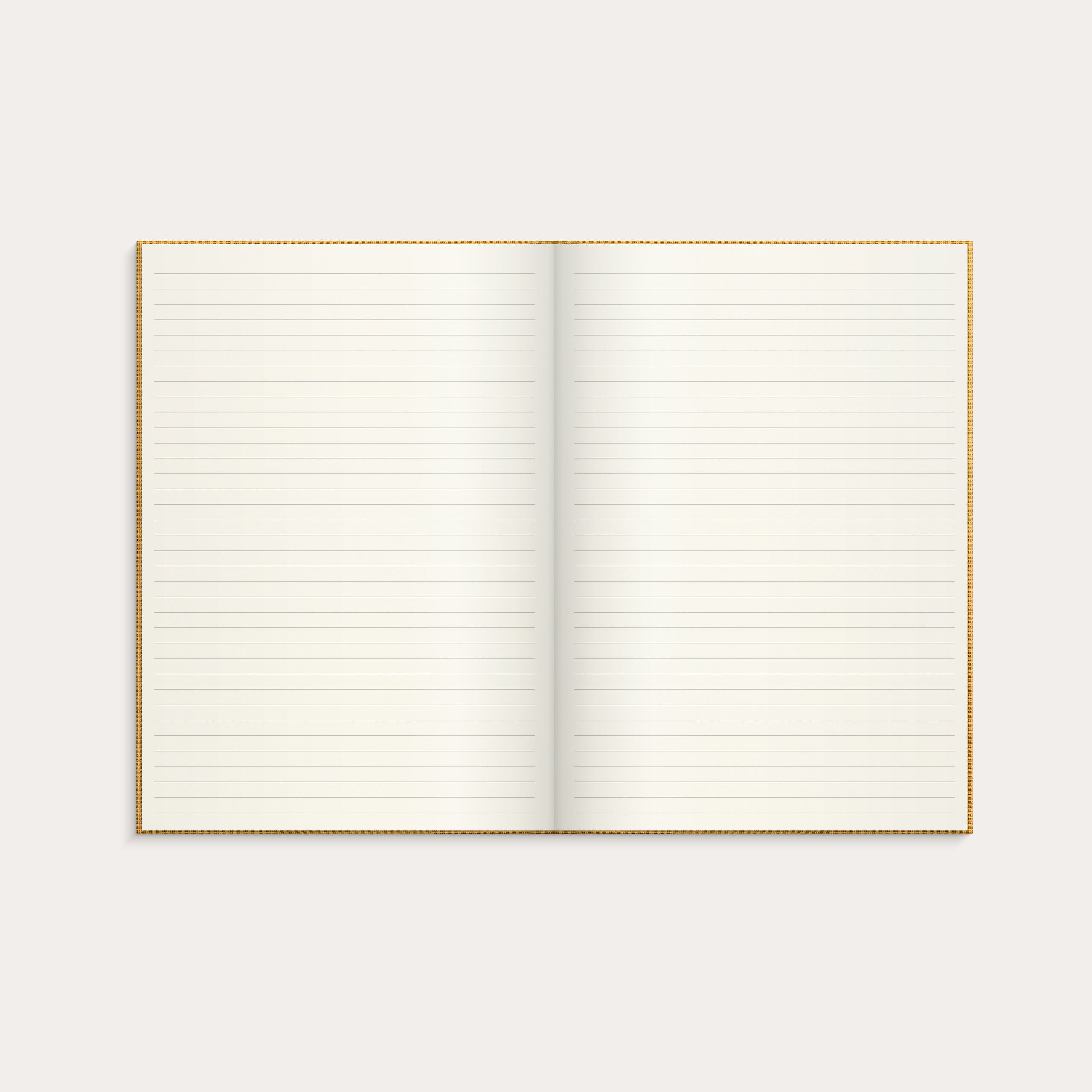 Notebook Textile mustard lined A4