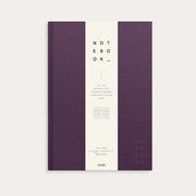 Anteckningsbok A4 Textile Plum