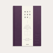 Notizbuch A5 Textile Plum