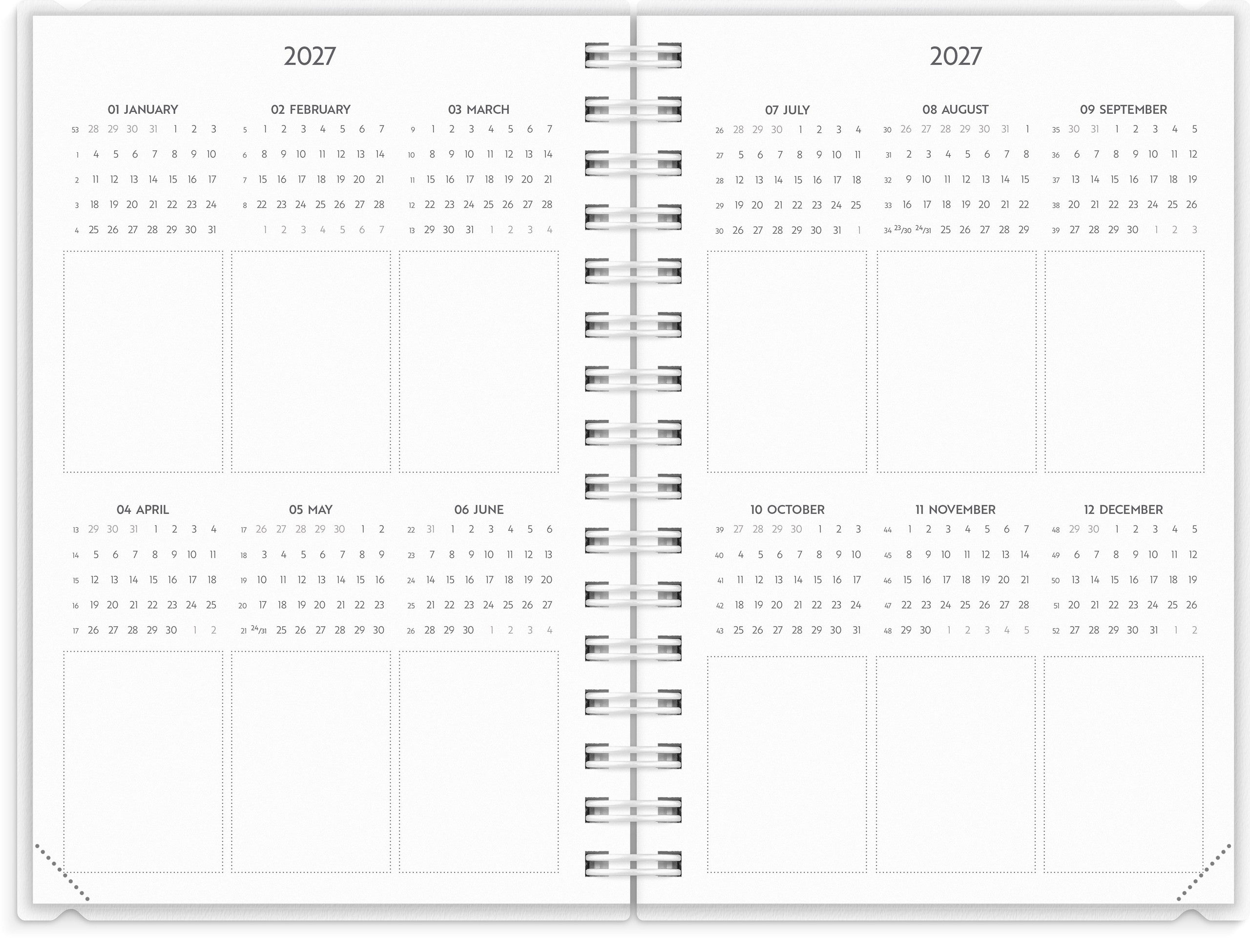 Agenda planner 4in1 2027