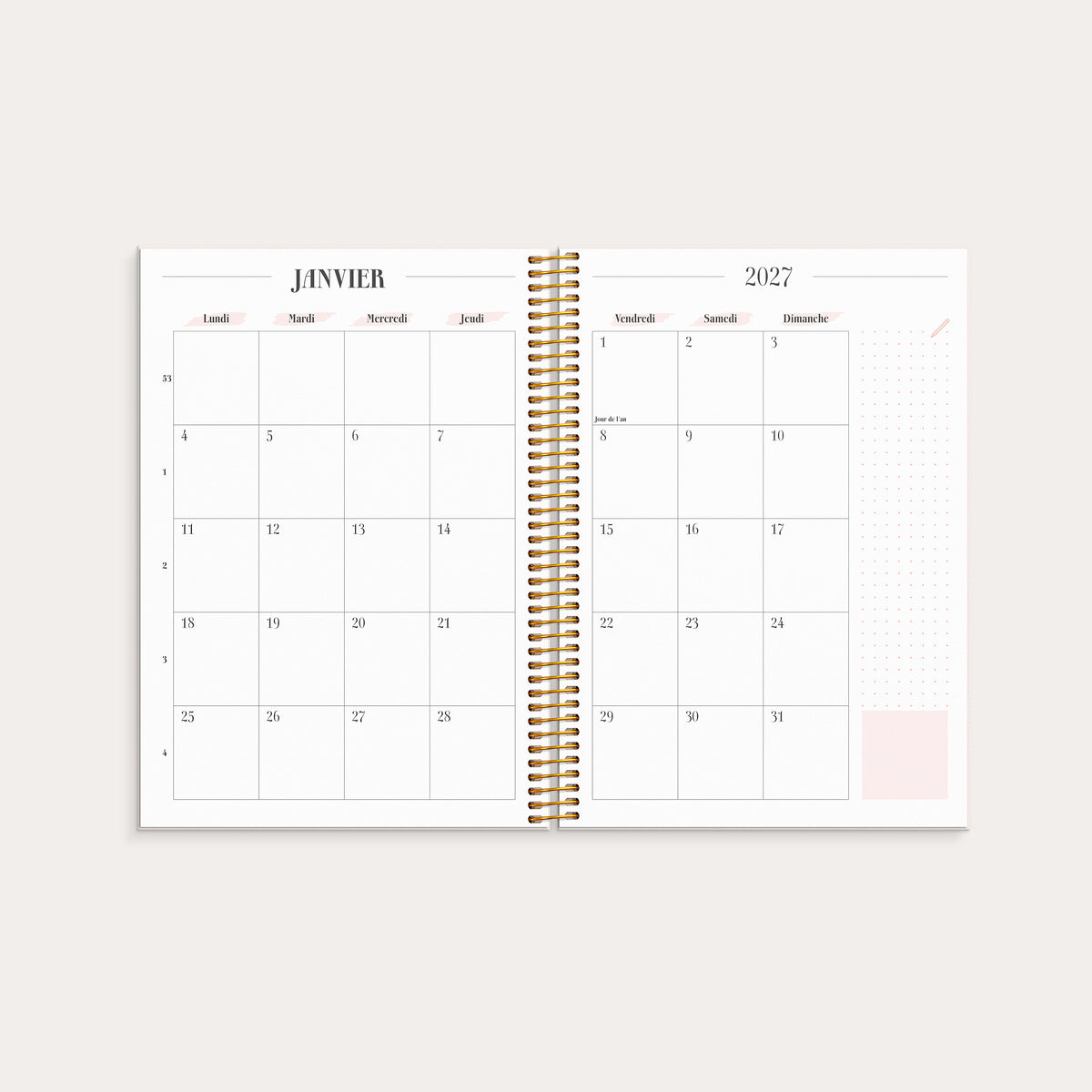 Life Planner Pink 26/27