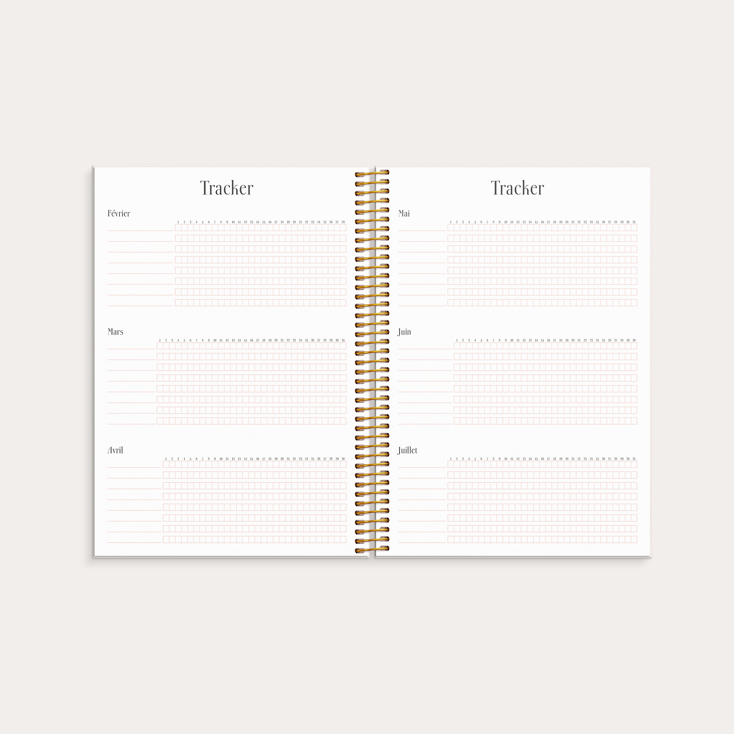 Life Planner Pink 26/27 – detail view