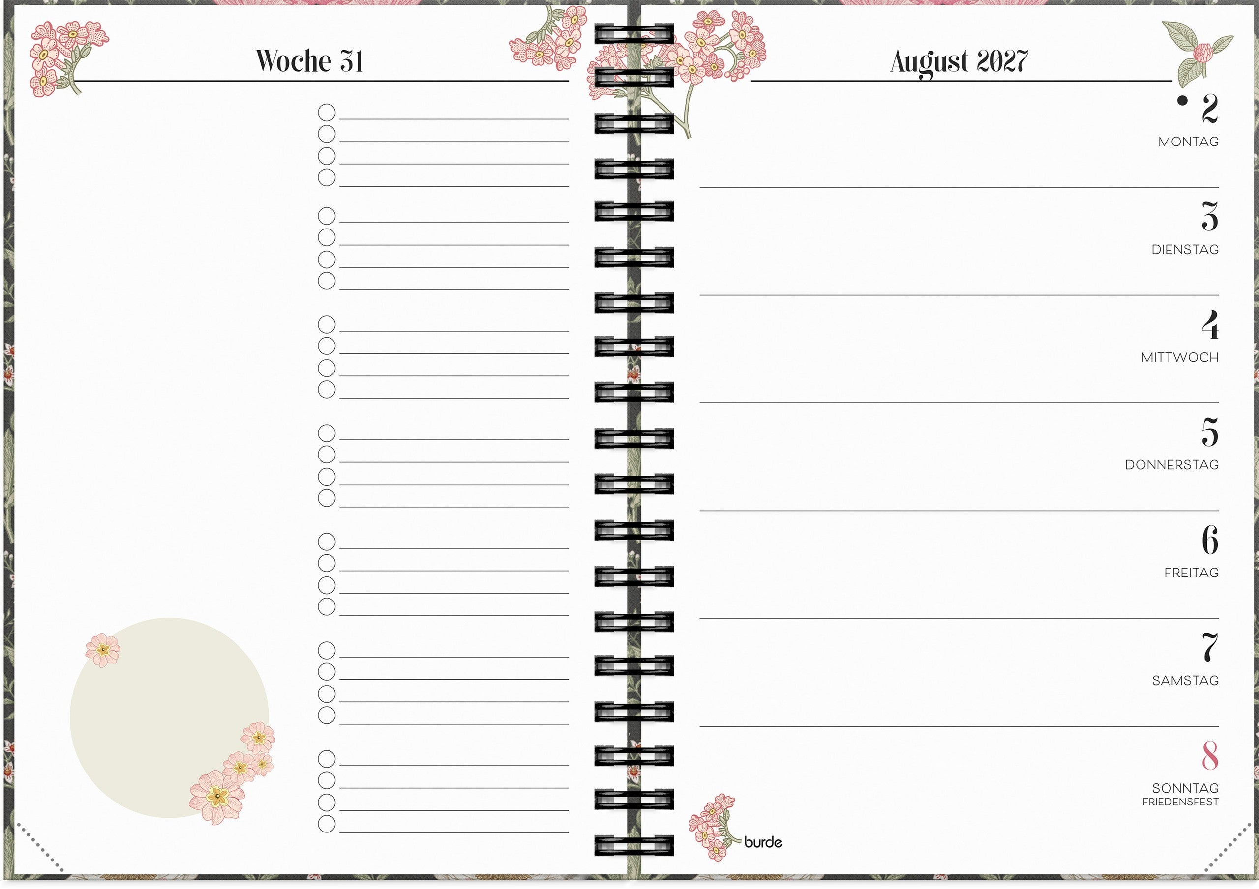Life Planner Floral 2027