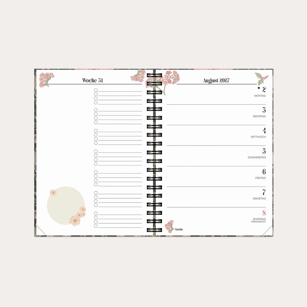 Life Planner Floral 2027