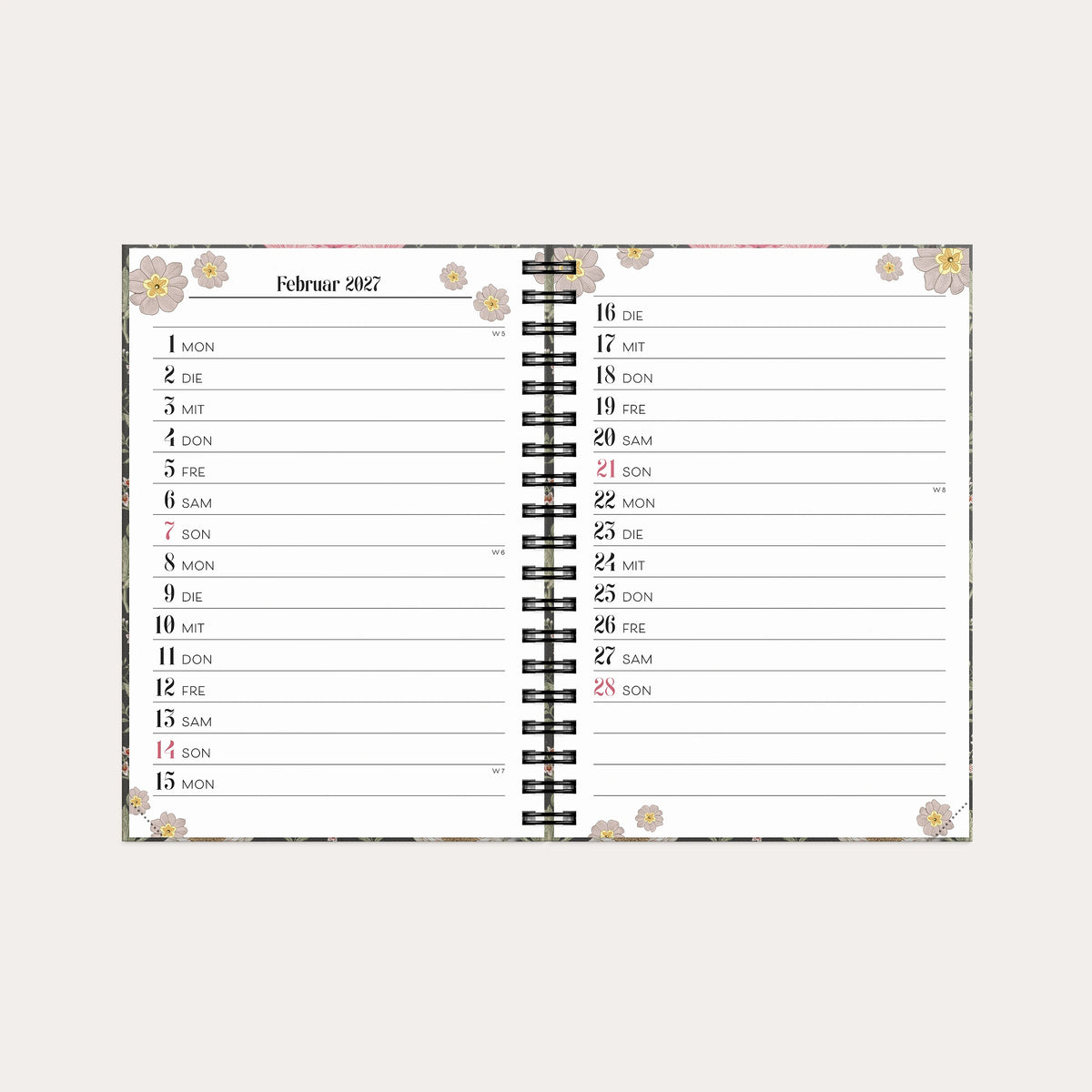 Life Planner Floral 2027