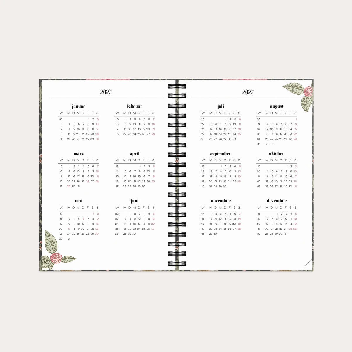 Life Planner Floral 2027