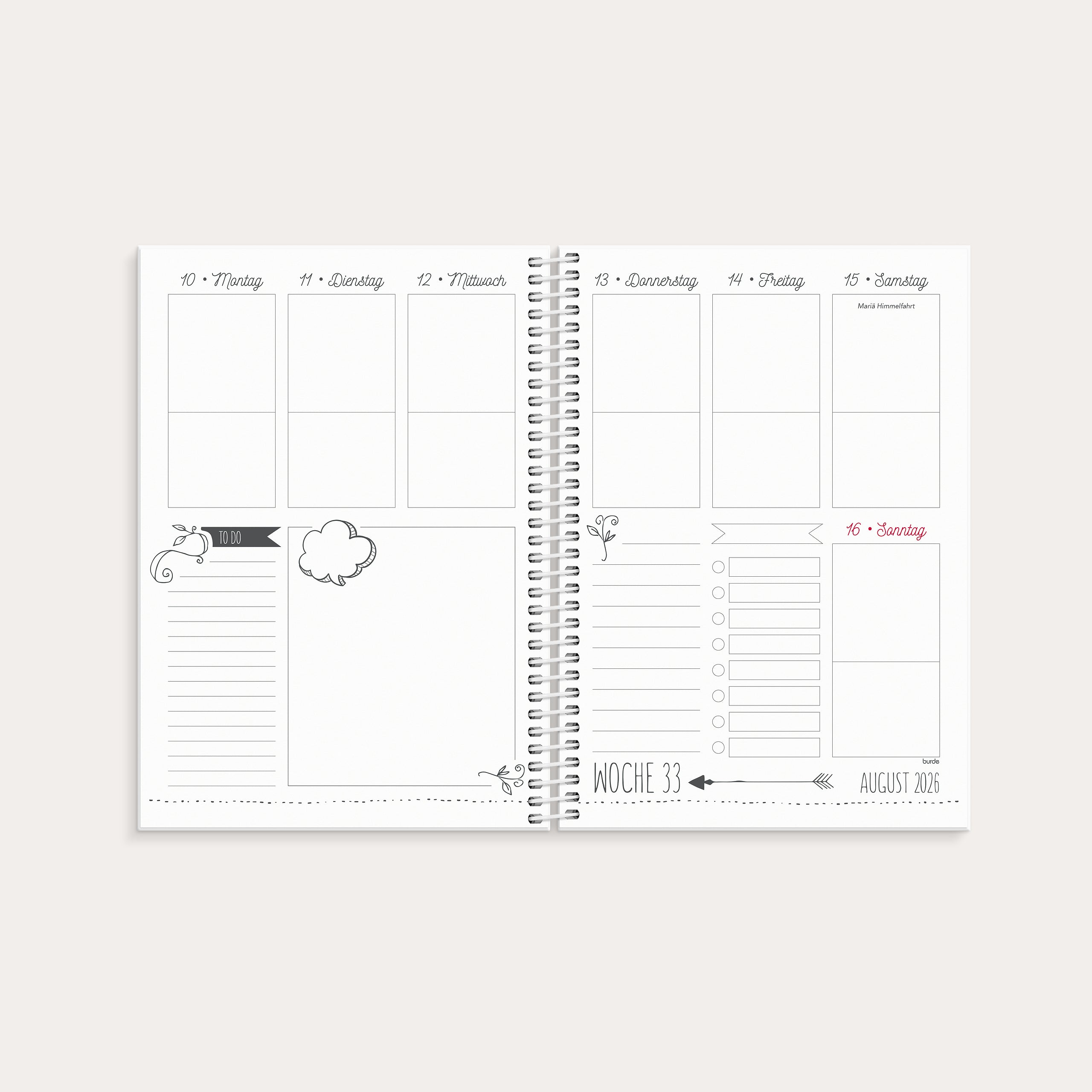 Kalender Doodle A5 26/27