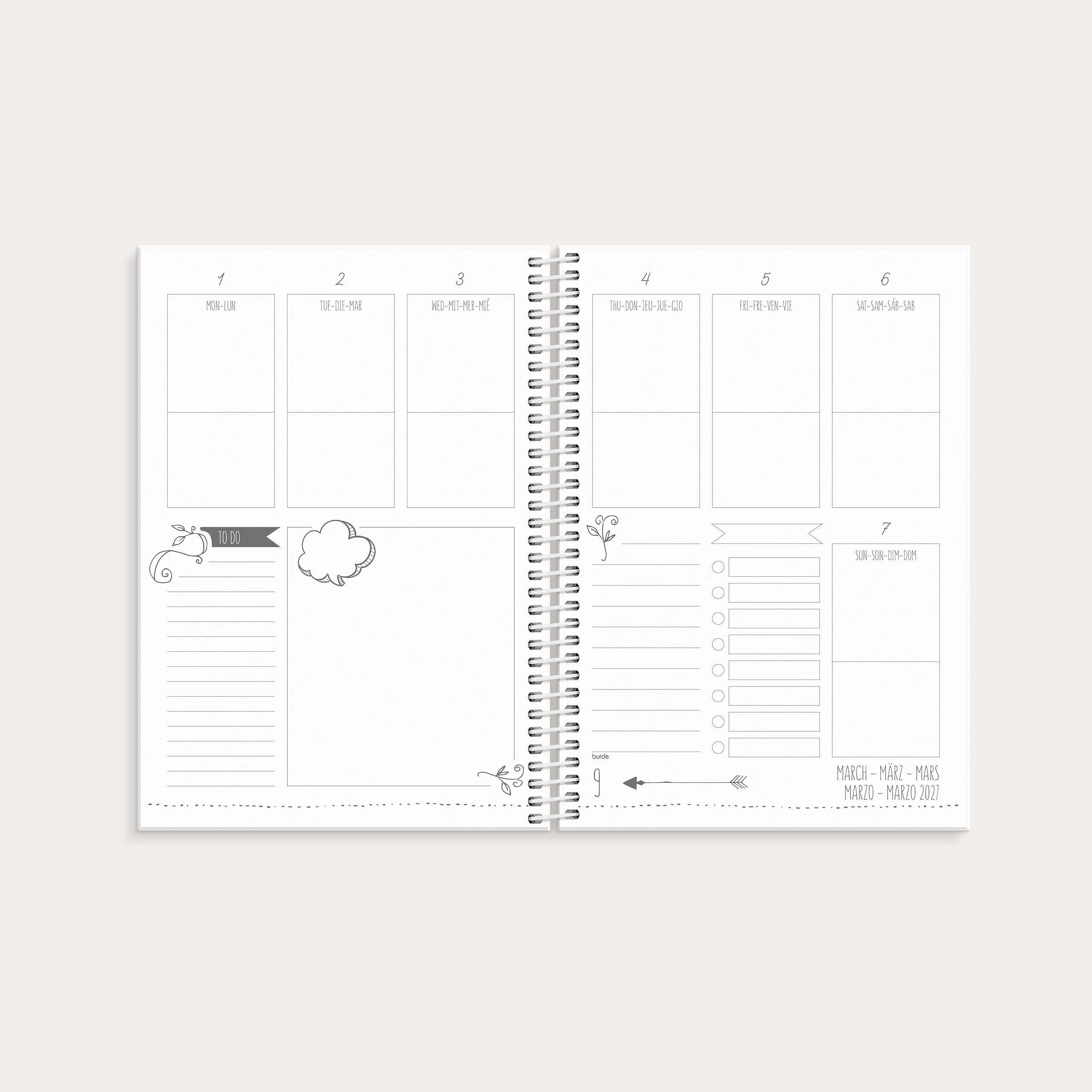 Kalender Doodle A5 26/27