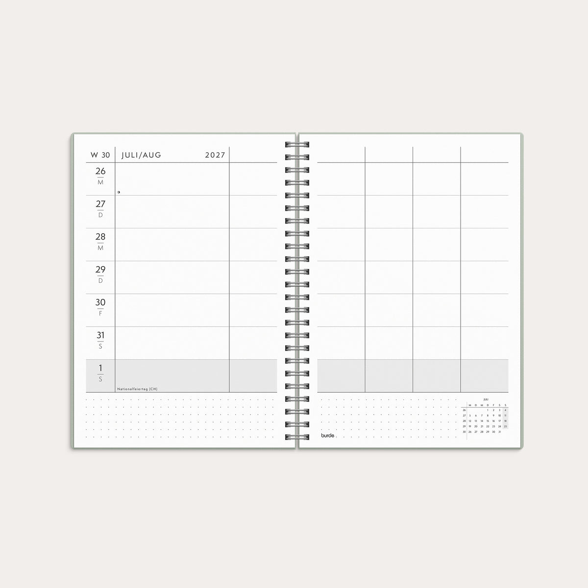 Kalender Plan more 26/27