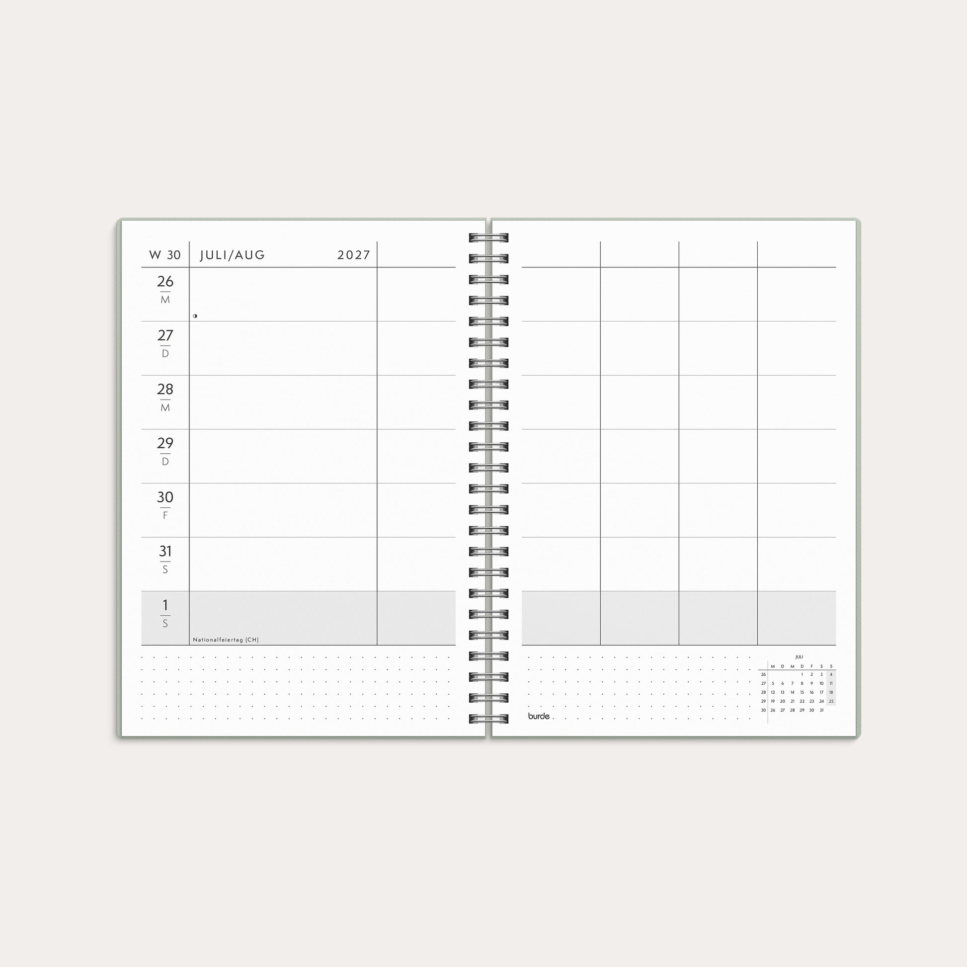 Kalender Plan more 26/27 – detail view