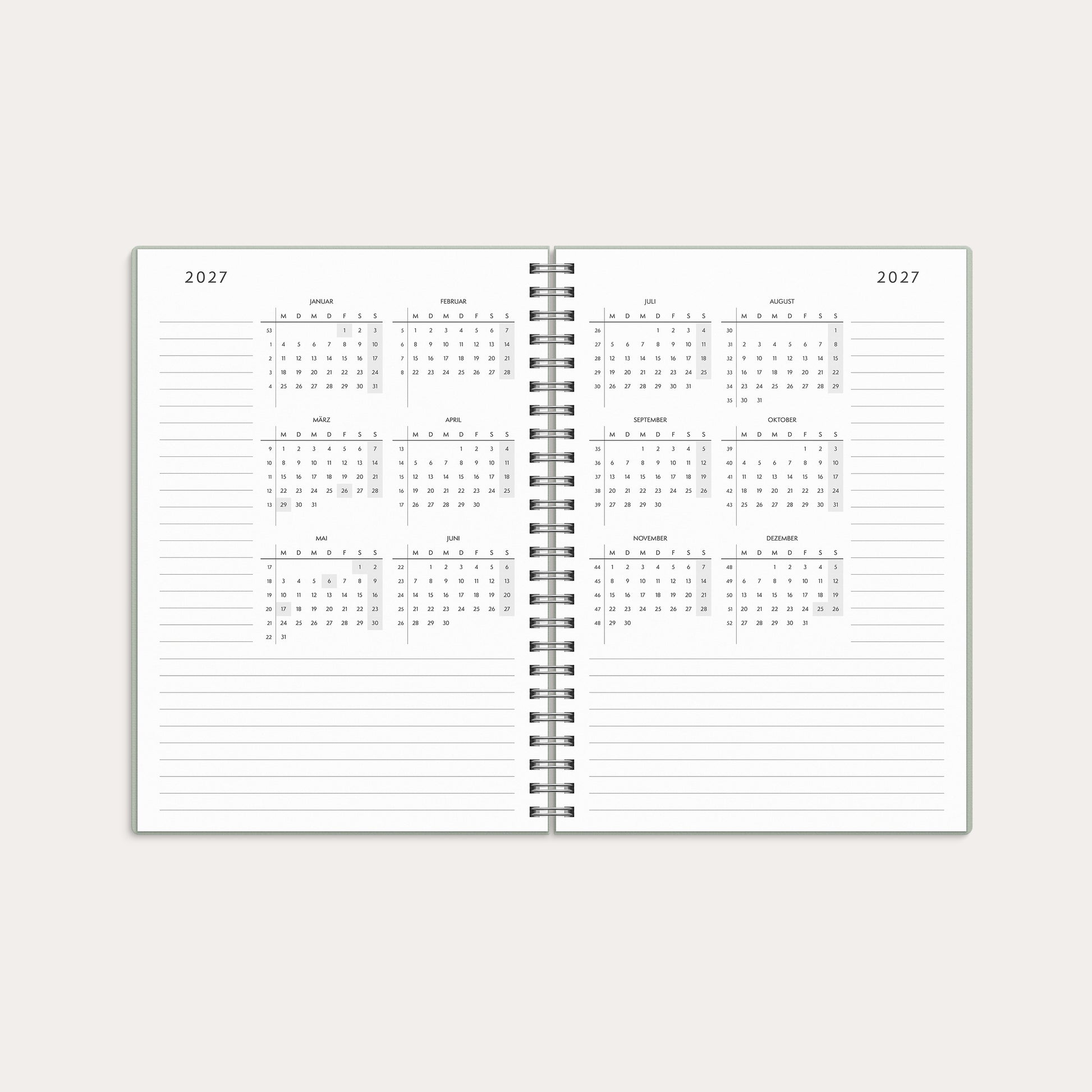 Kalender Plan more 26/27 – detail view
