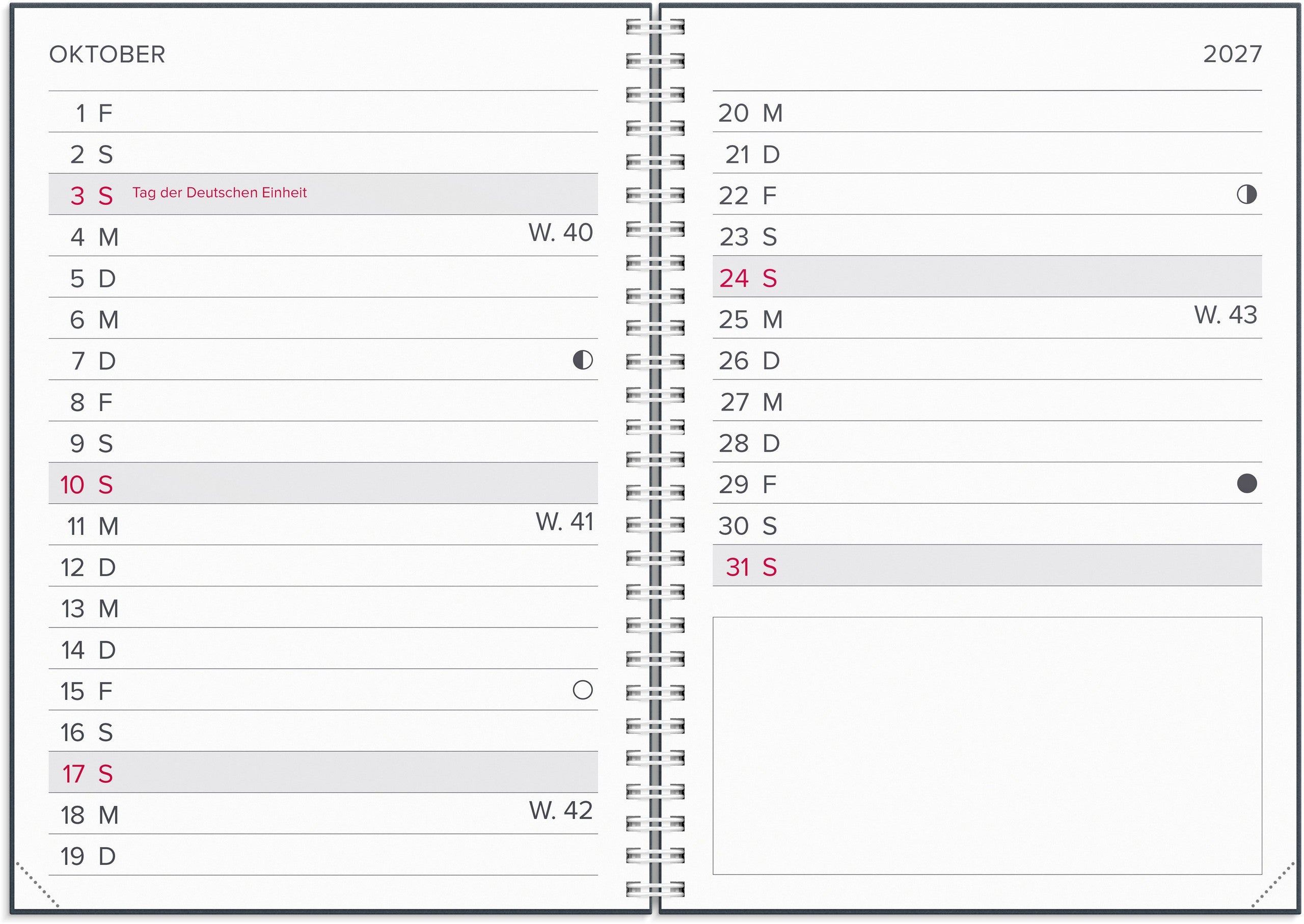 XL- Planner 2027
