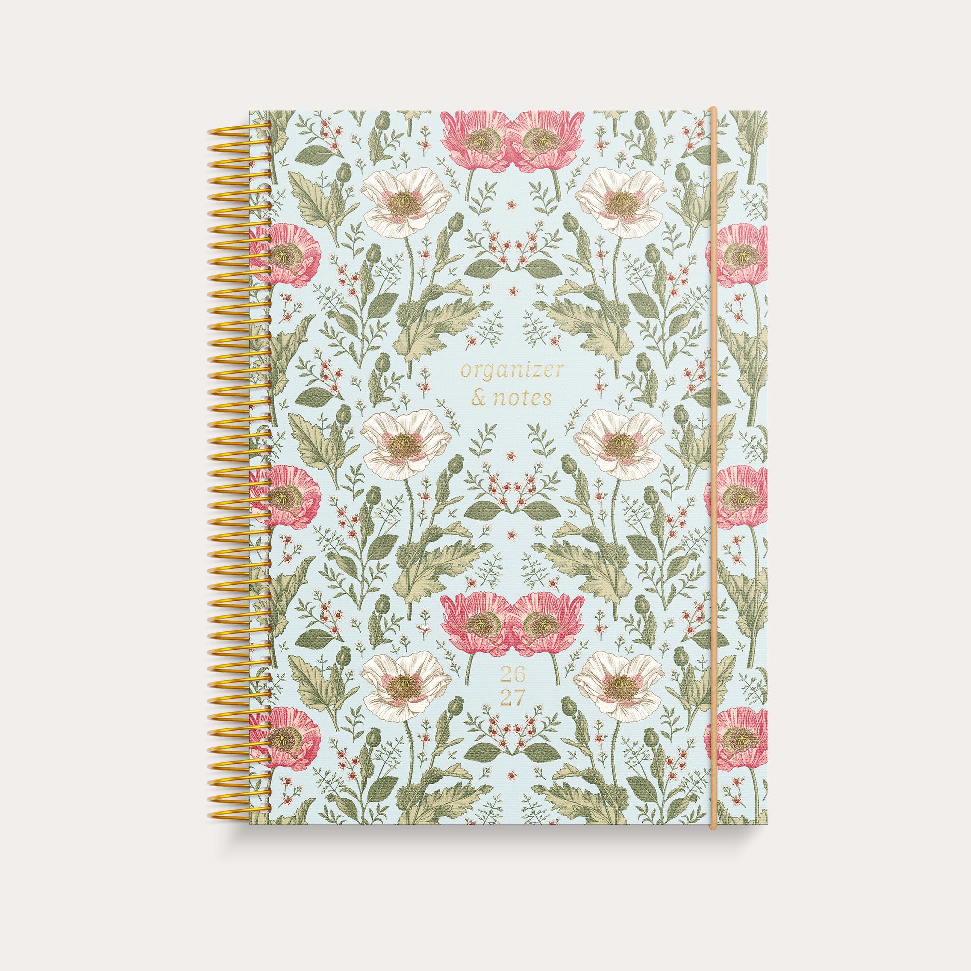 Organizer & Notes A5 26/27 Blumen