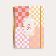 Organizer & Notes A5 Checkered 26/27 17-Monats