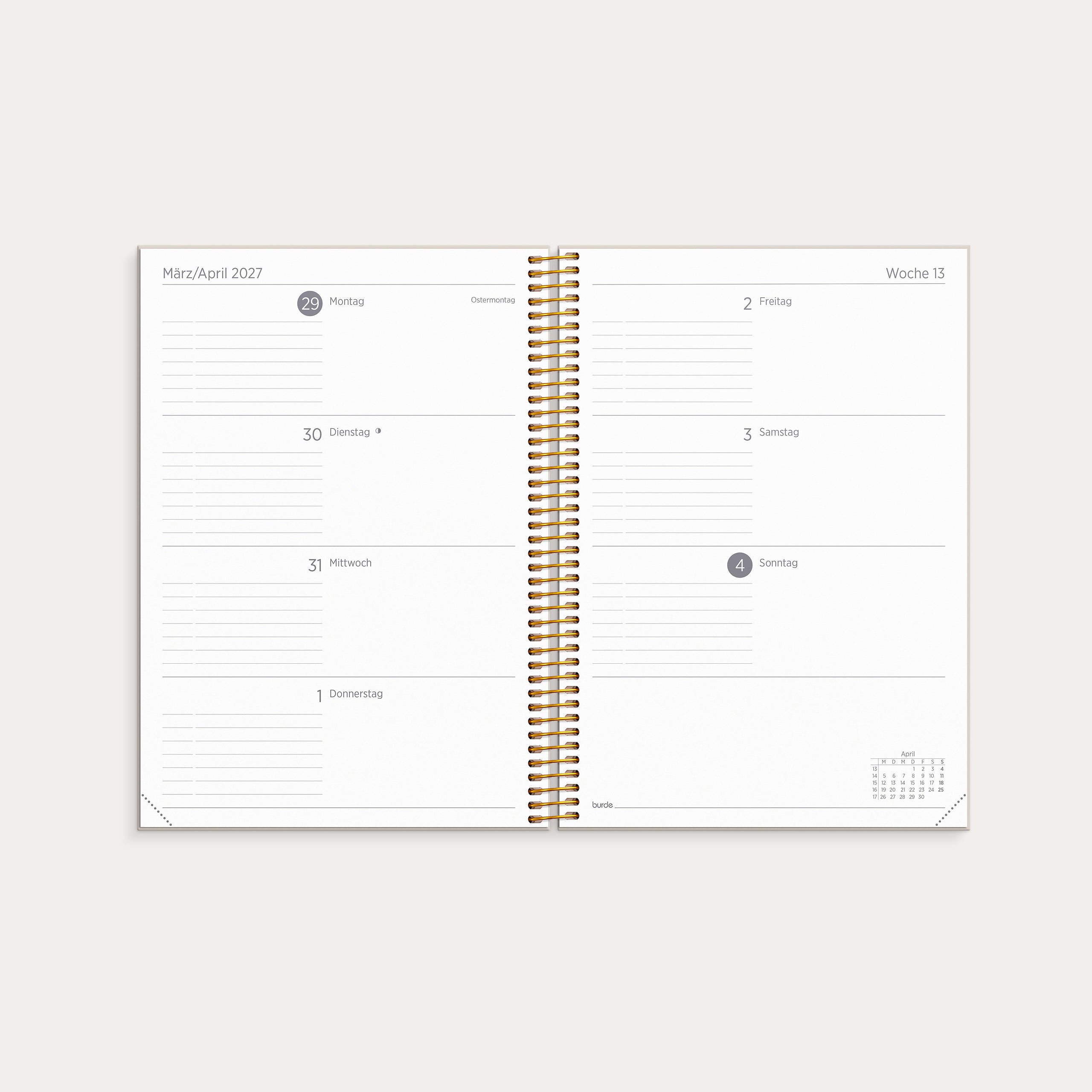 Organizer & Notes A5 Cottage Dreams 26/27 17-Monats