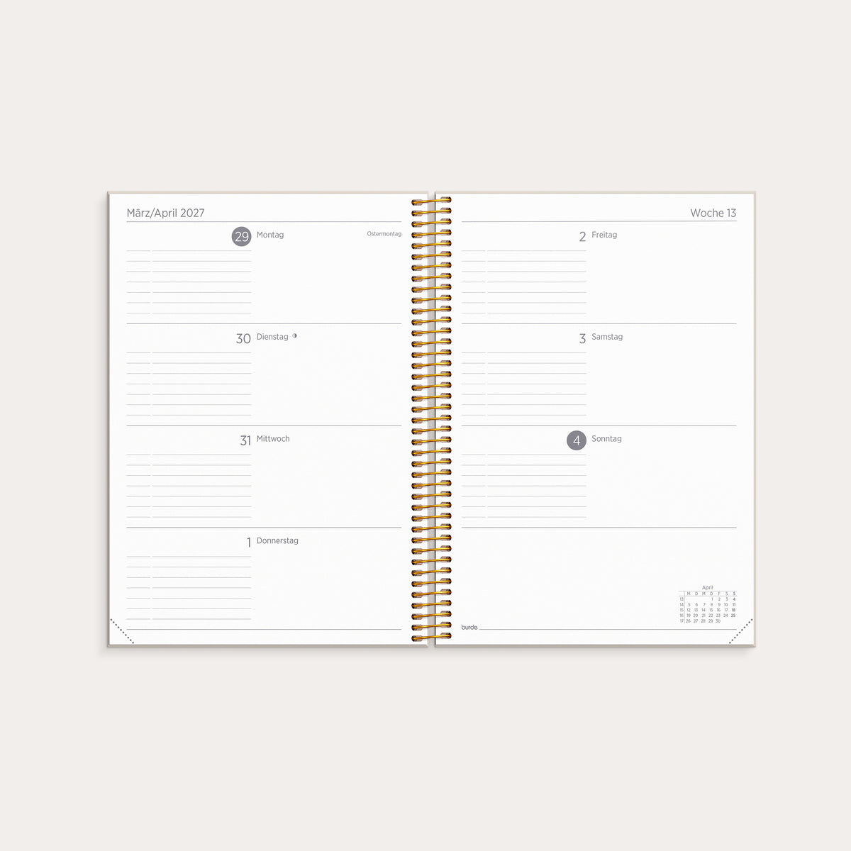 Organizer & Notes A5 Cottage Dreams 26/27 17-Monats