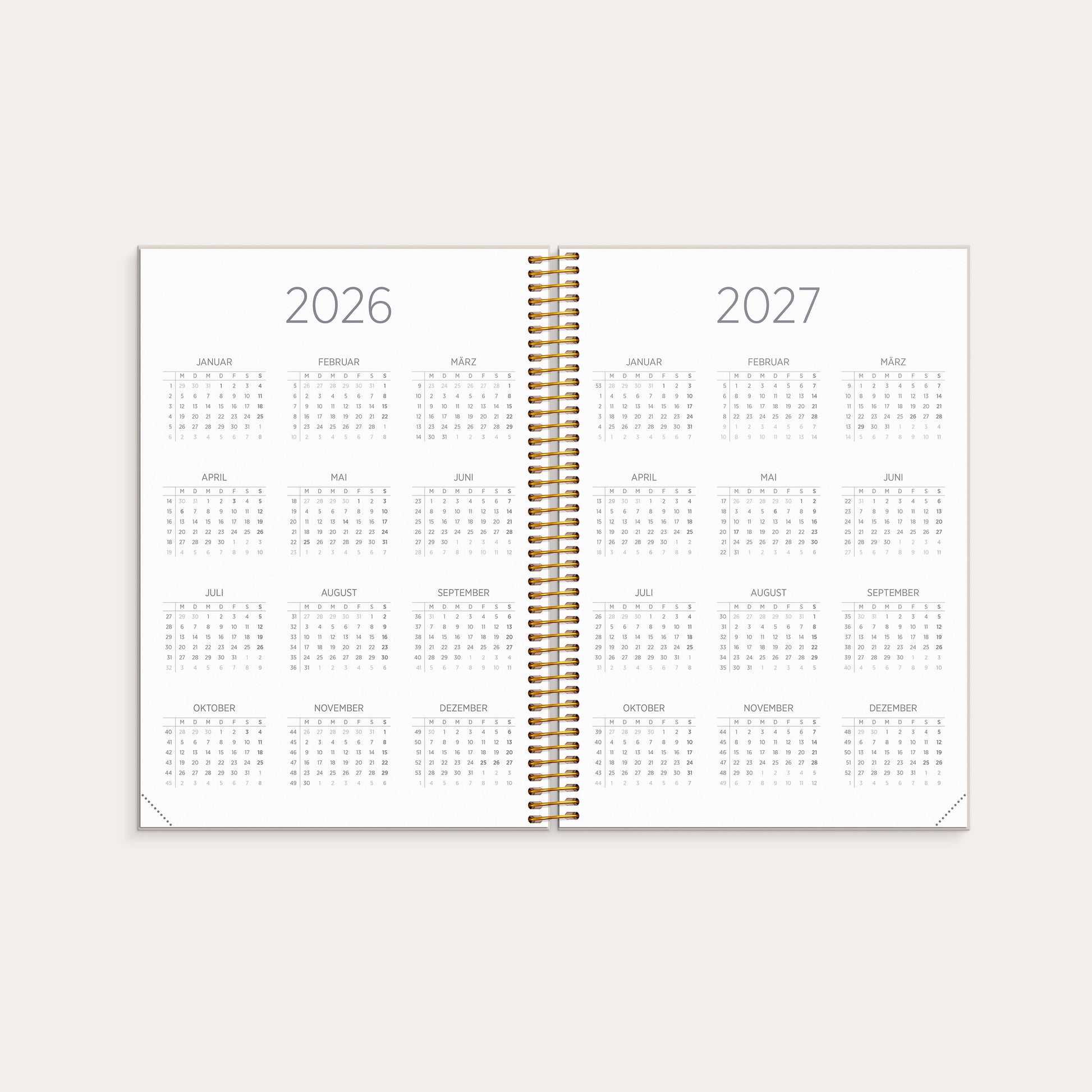 Organizer & Notes A5 Cottage Dreams 26/27 17-Monats – detail view