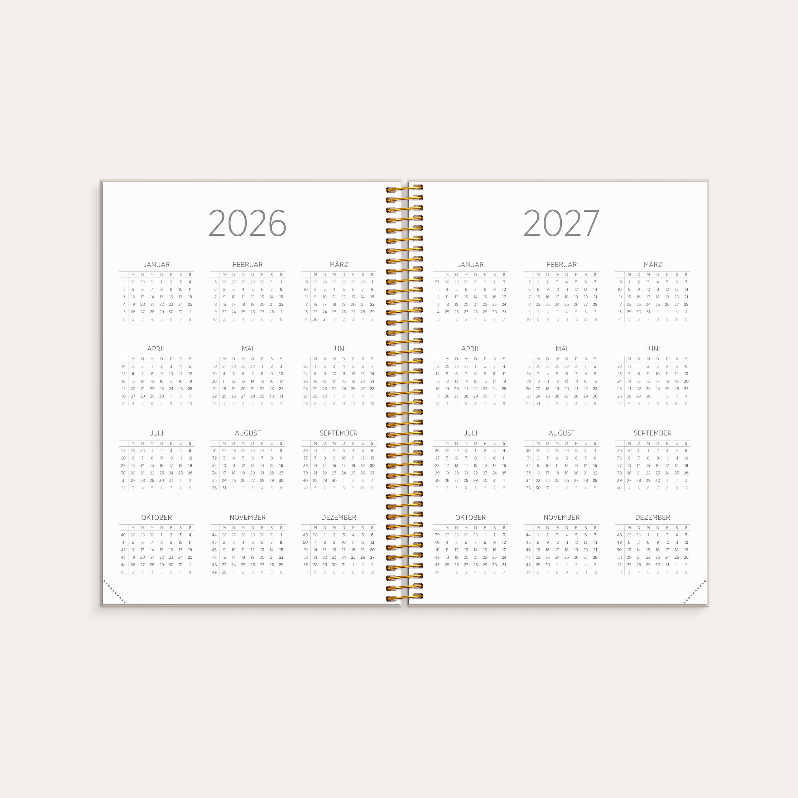 Organizer & Notes A5 Cottage Dreams 26/27 17-Monats – detail view