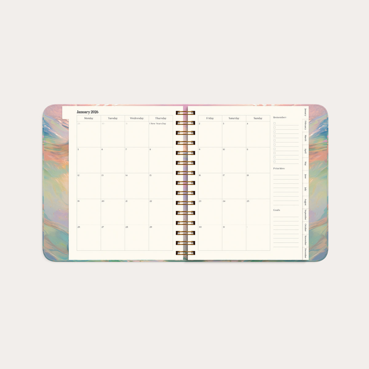 Kalender Dream & Do Swirl 2026