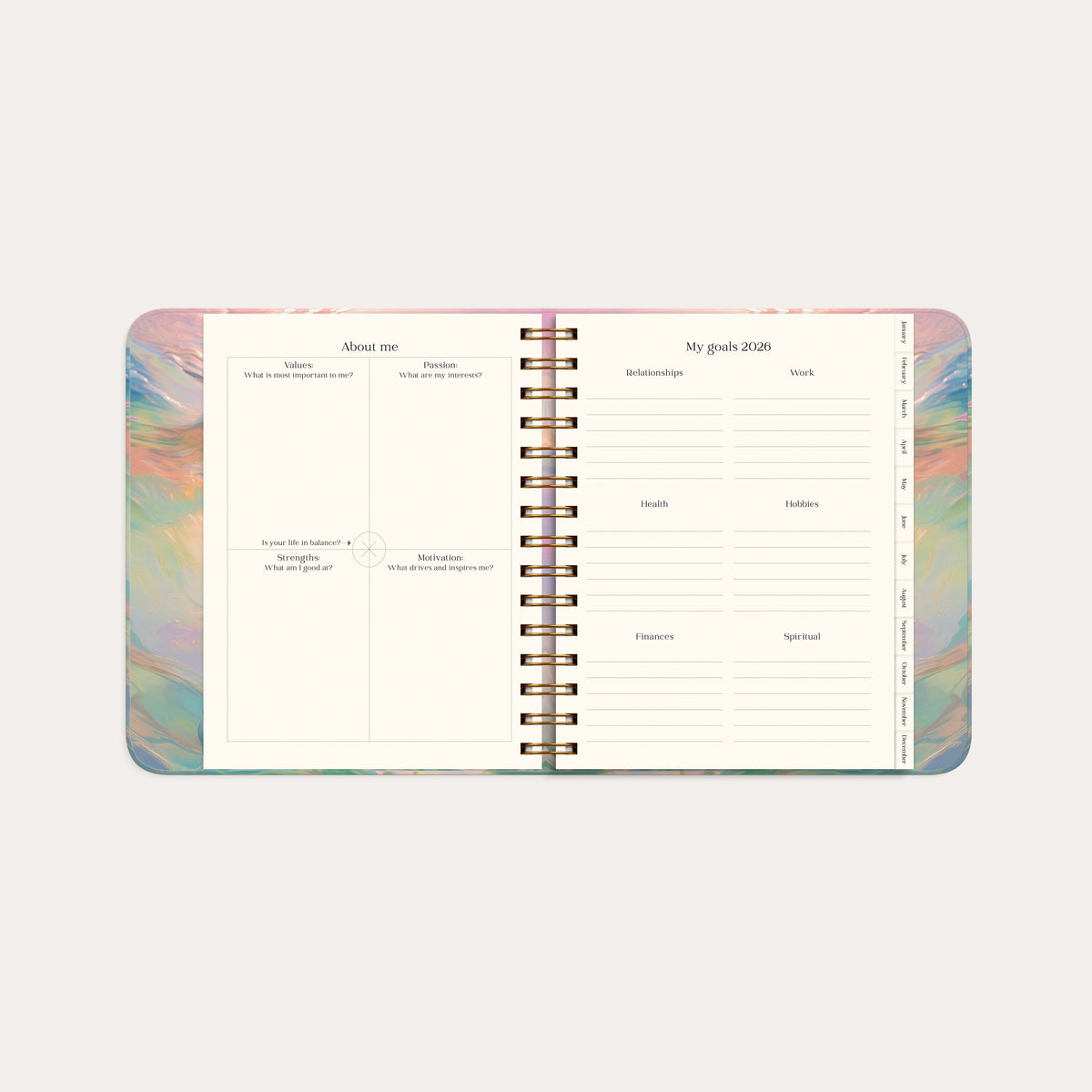 Kalender Dream & Do Swirl 2026