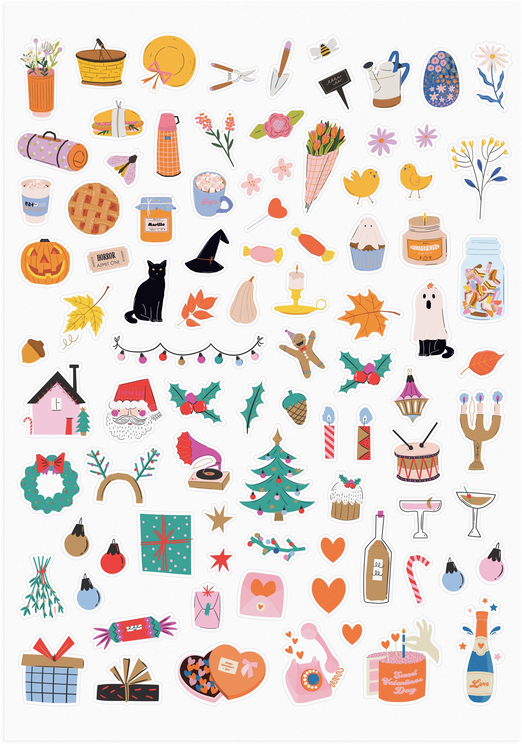 Life Planner Delicate Flowers 2027