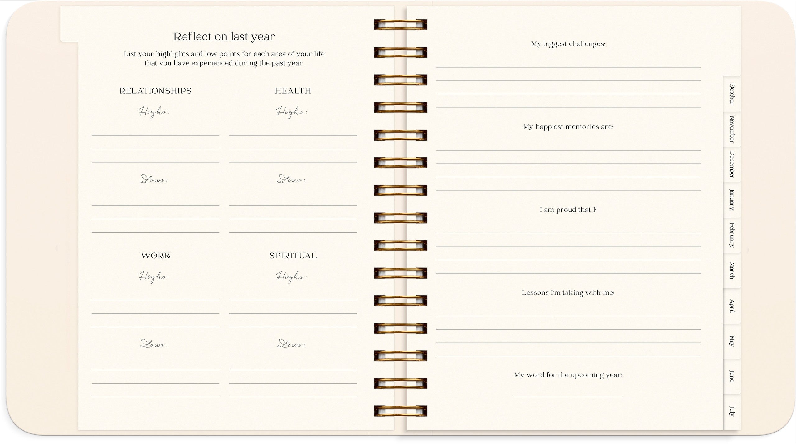 Life Planner Delicate Flowers 2027