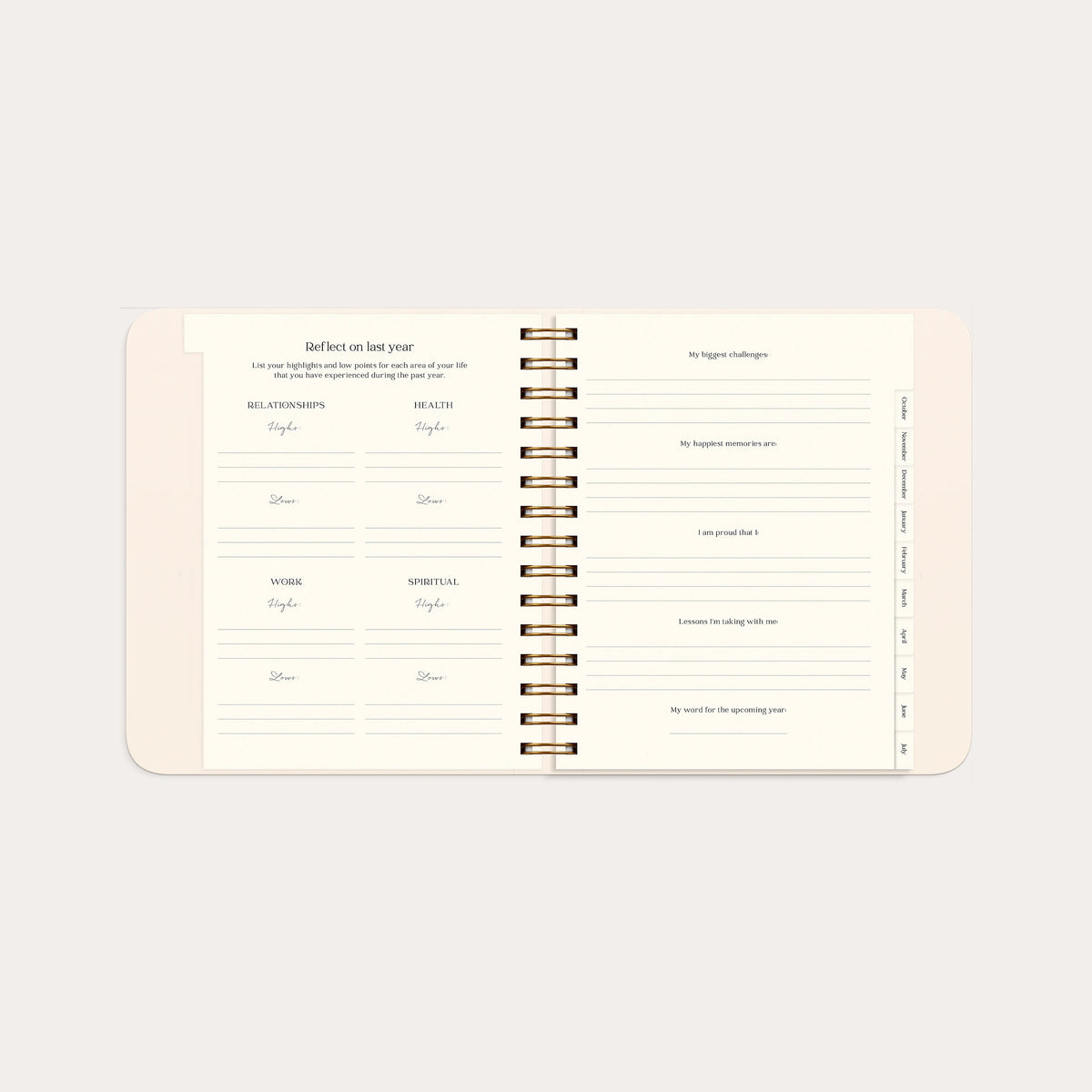 Life Planner Delicate flowers 2027
