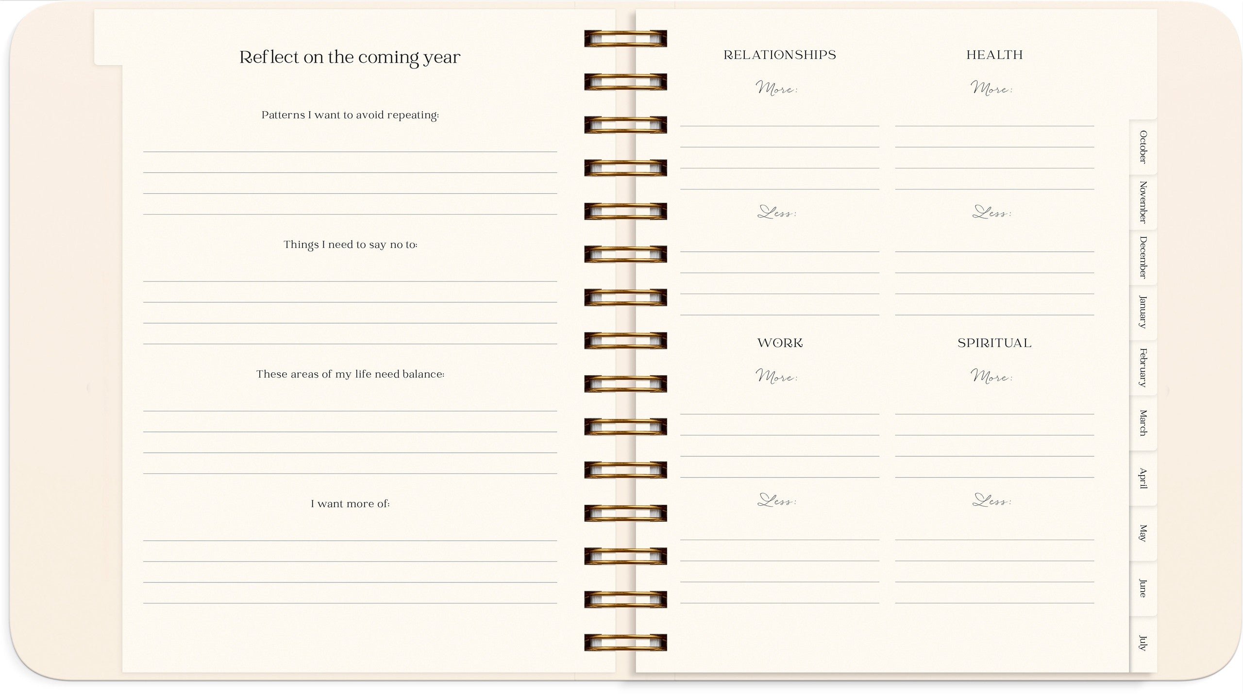 Life Planner Delicate Flowers 2027