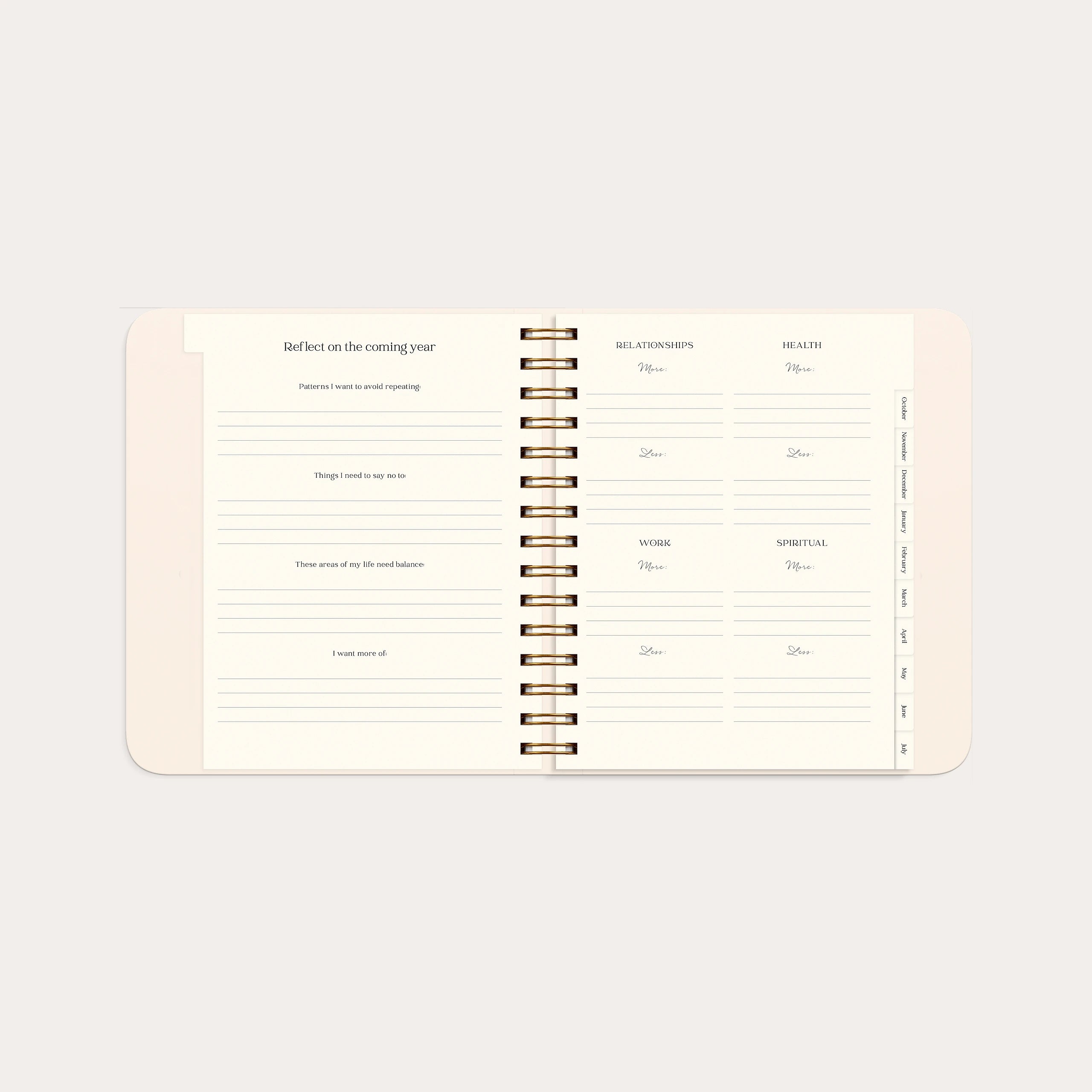 Life Planner Delicate flowers 2027