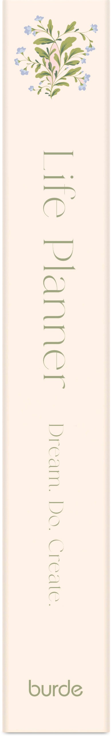 Life Planner Delicate Flowers 2027