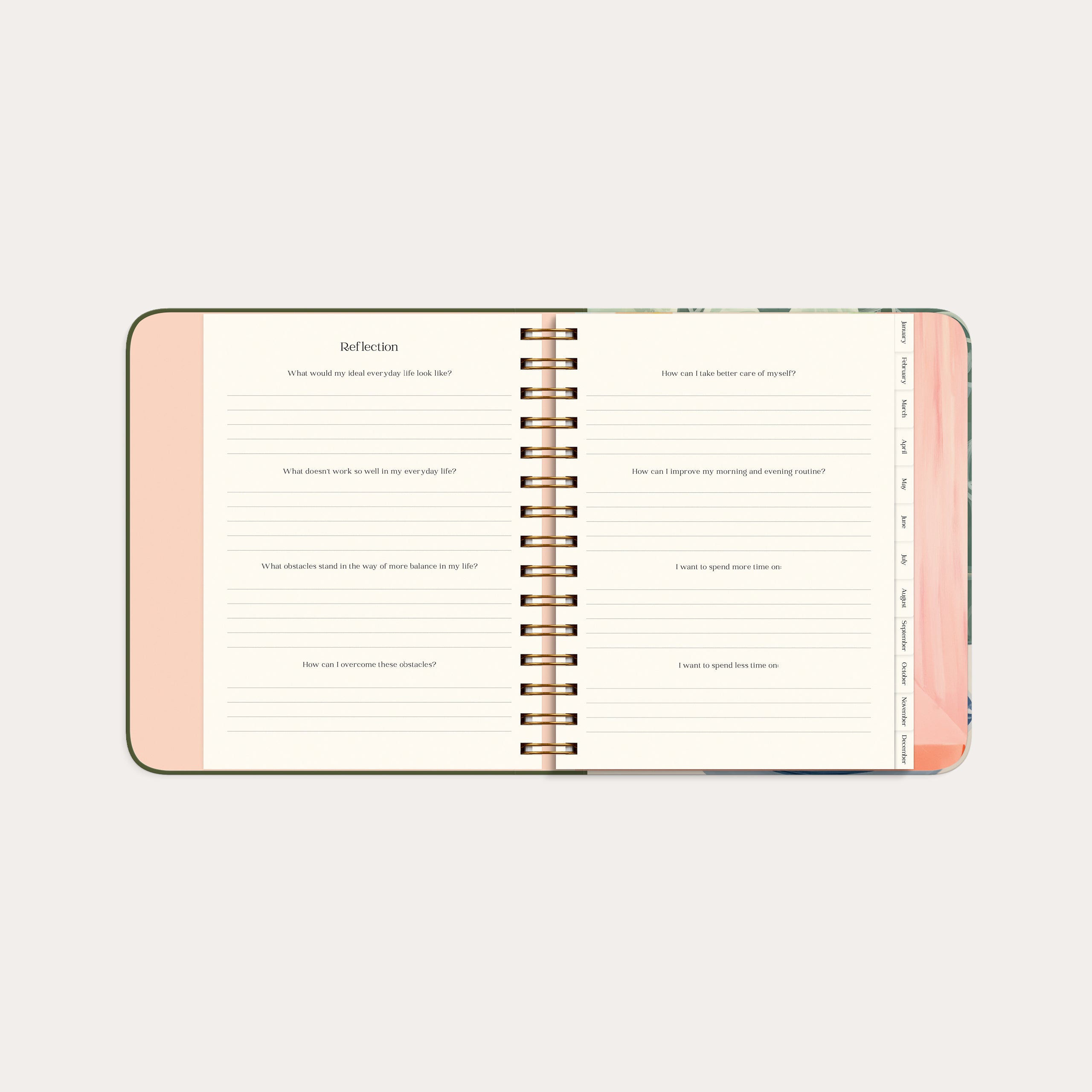Calendrier 2026 Life Planner Decor