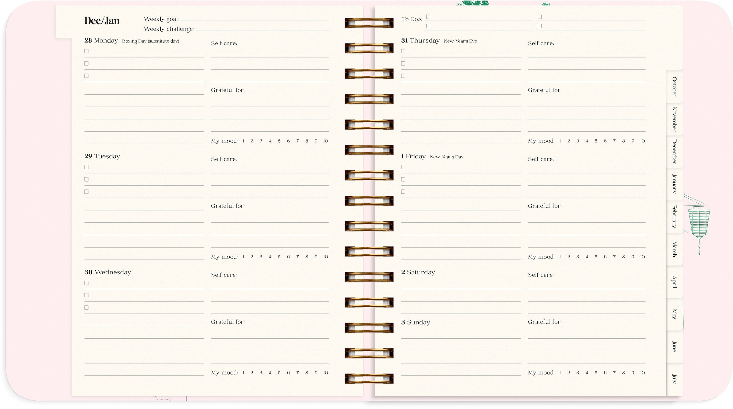 Life Planner Japan Style 2027