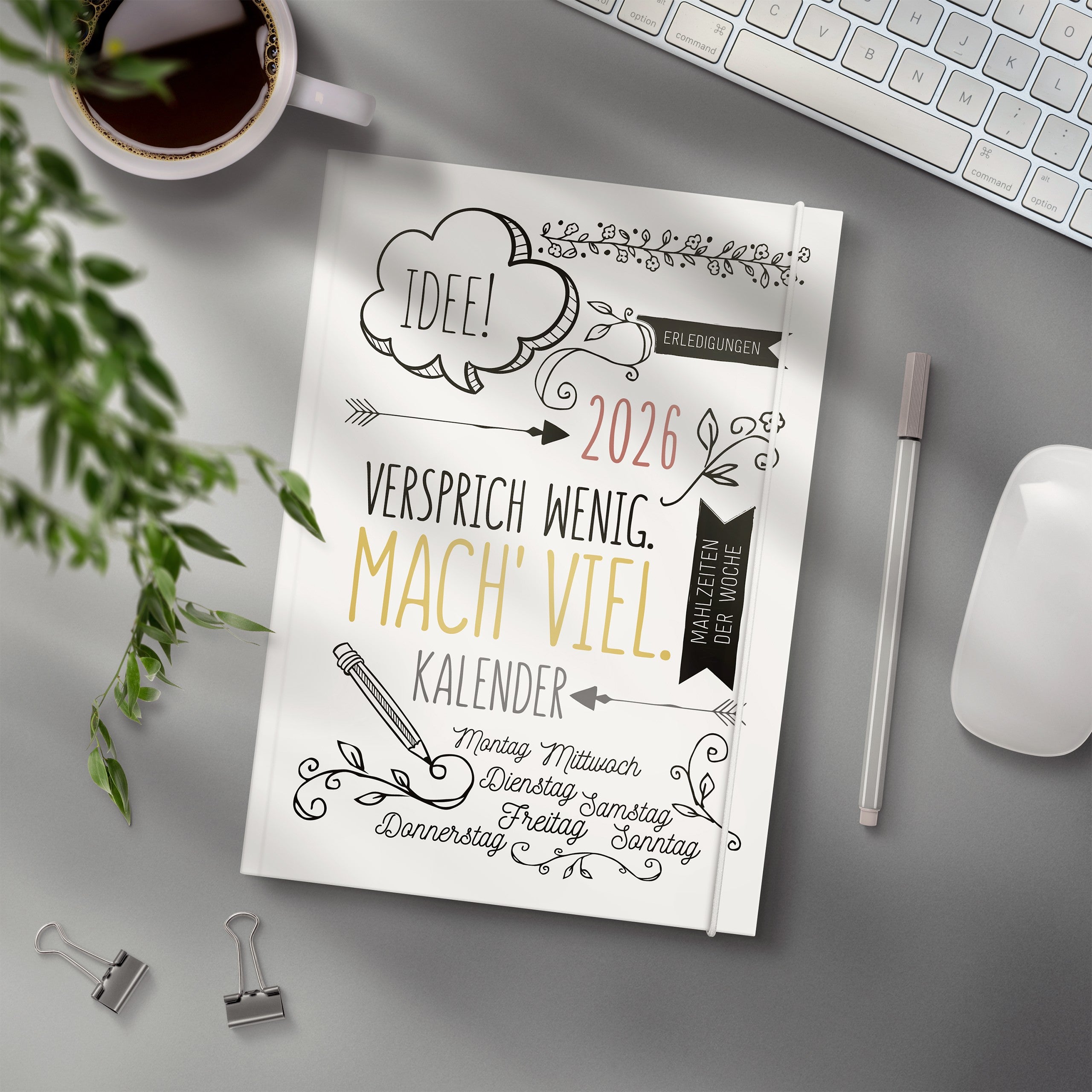 Doodle Planner 2026 gebunden