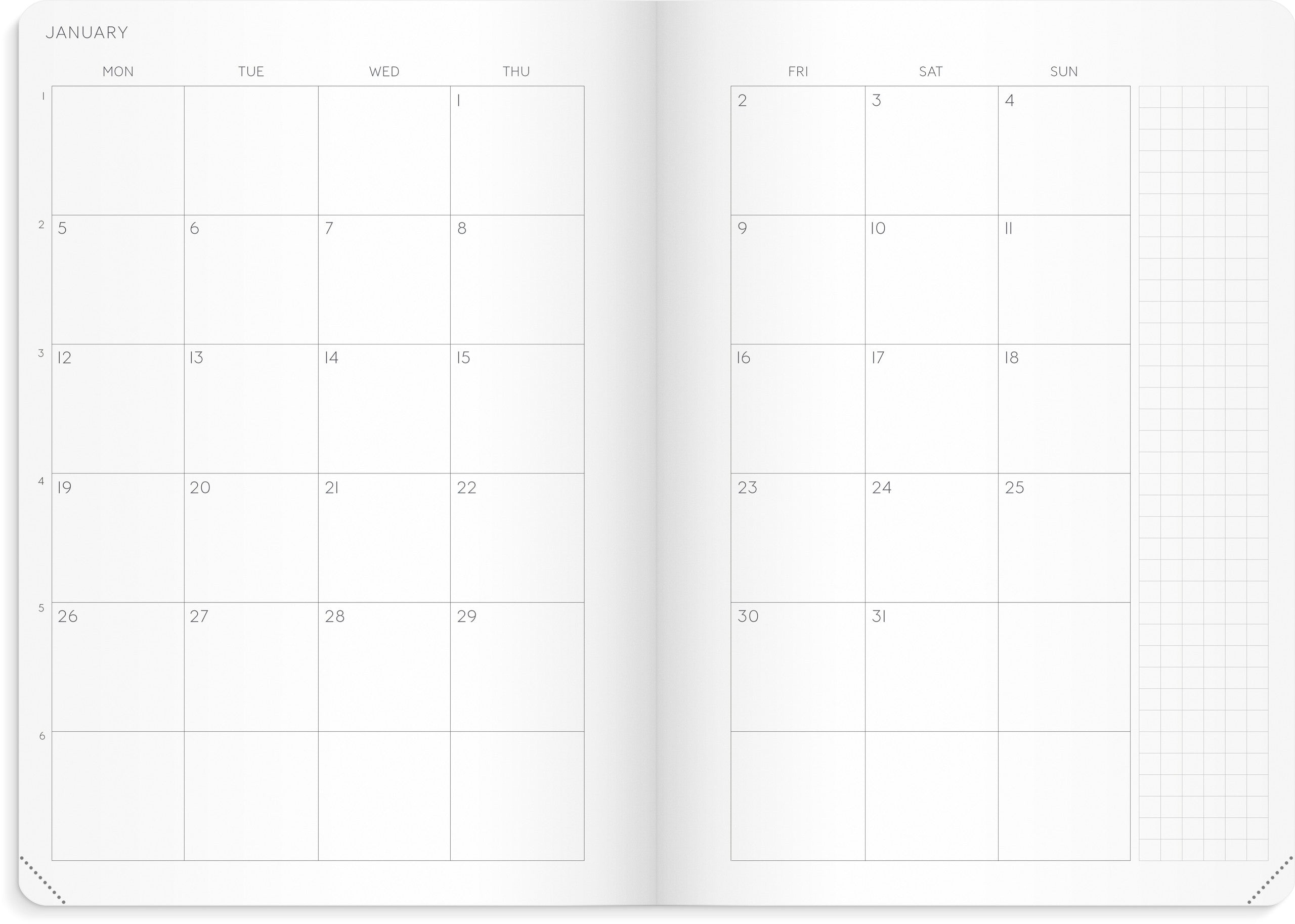 Calendar 2027 Masume A5