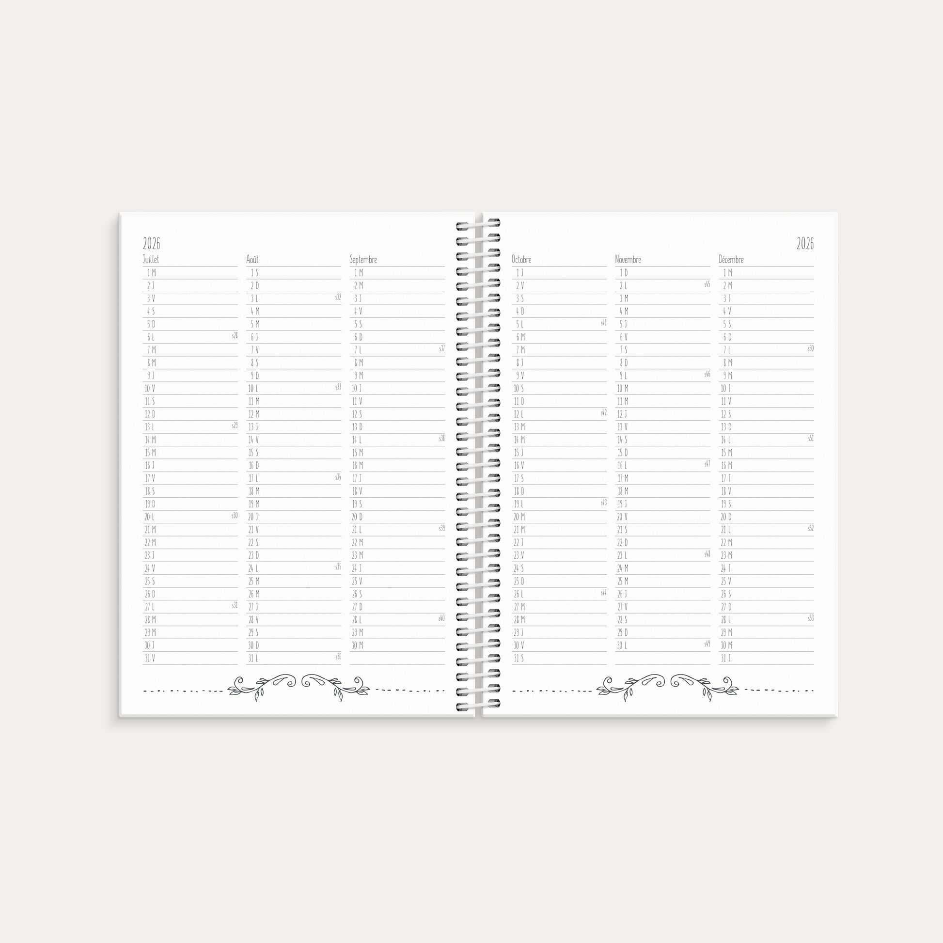 Agenda Doodle 2026 – detail view