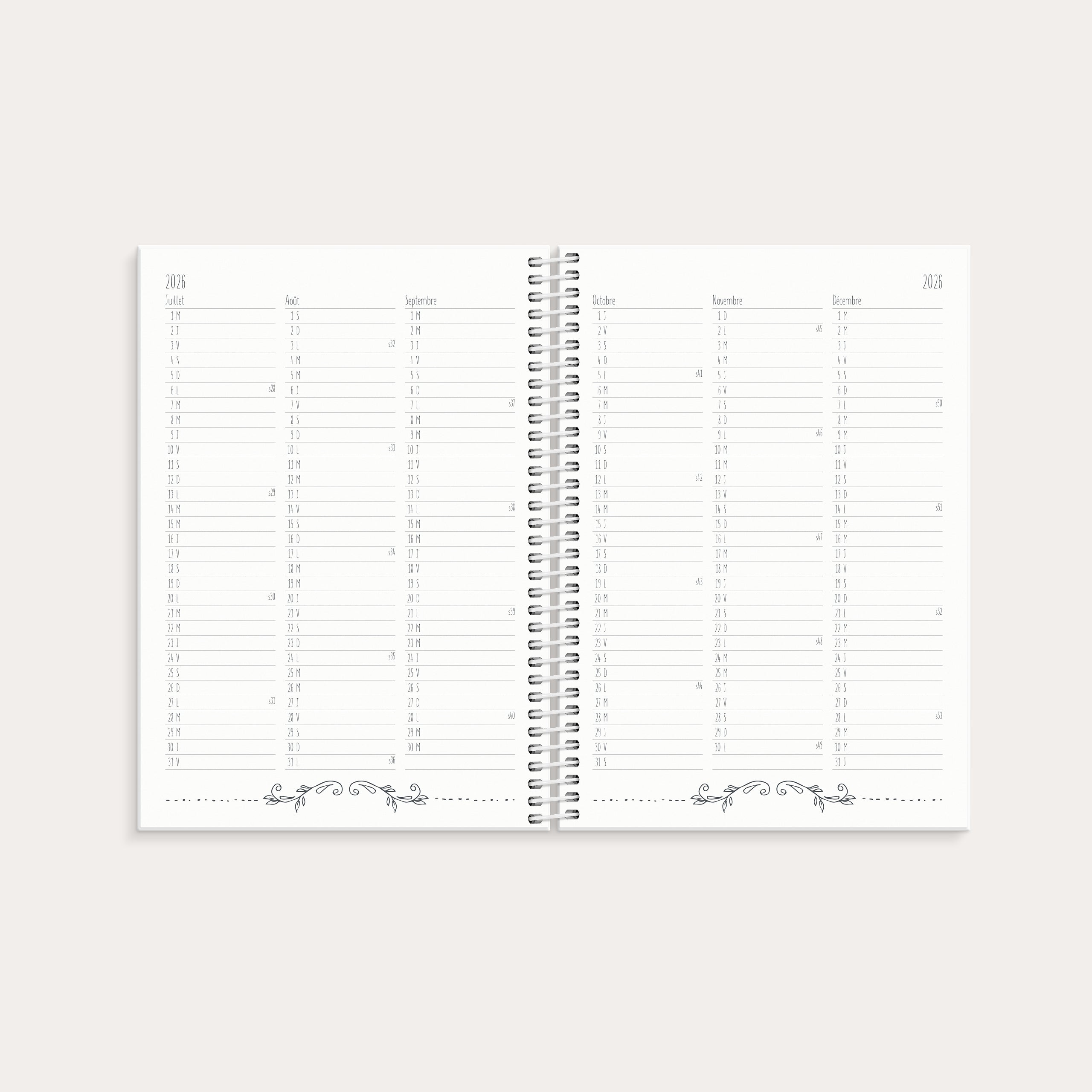 Agenda Doodle 2026 – detail view